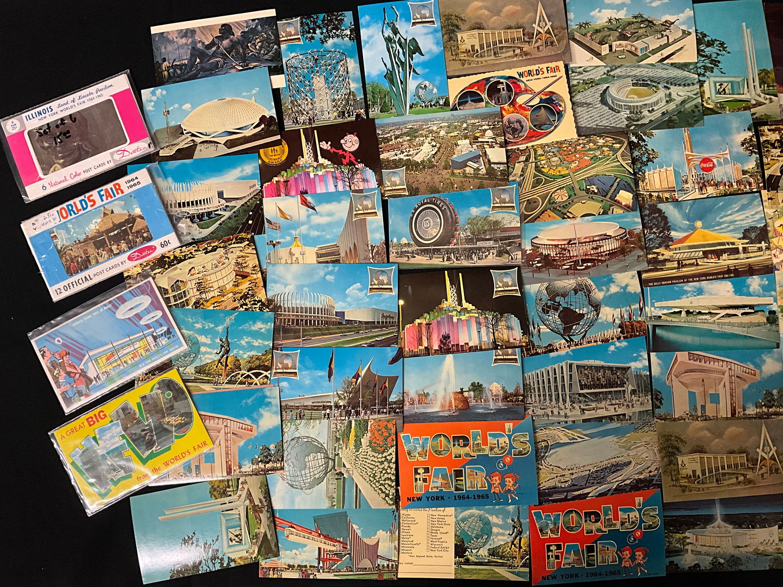 1964-1965 New York World's Fair Souvenir Postcard Collection - 3