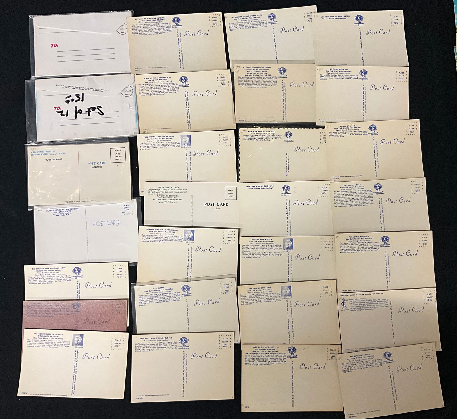 1964-1965 New York World's Fair Souvenir Postcard Collection - 4