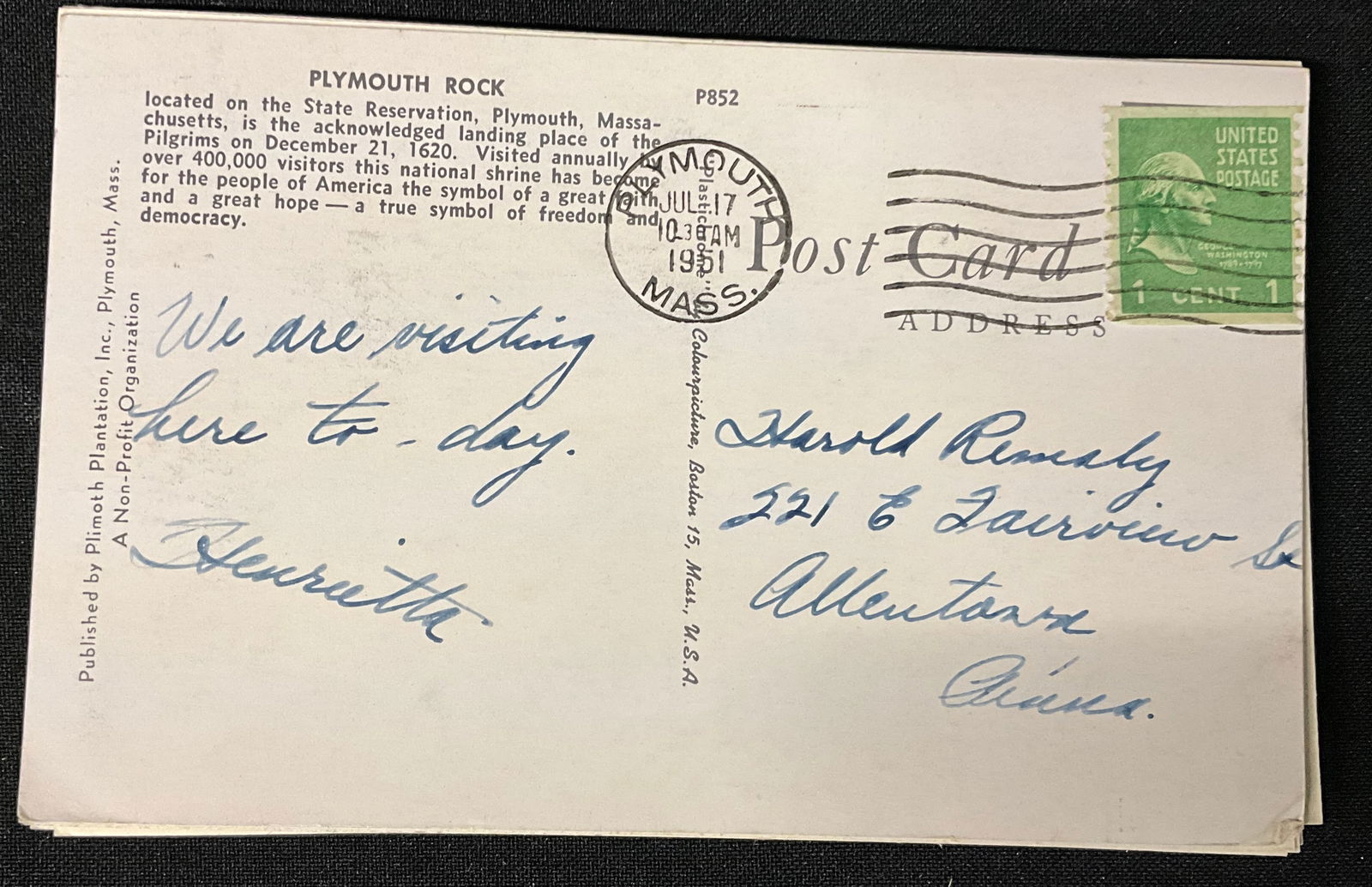 Walter's International Wax Museum and Plimoth Plantation Ephemera Collection - 7