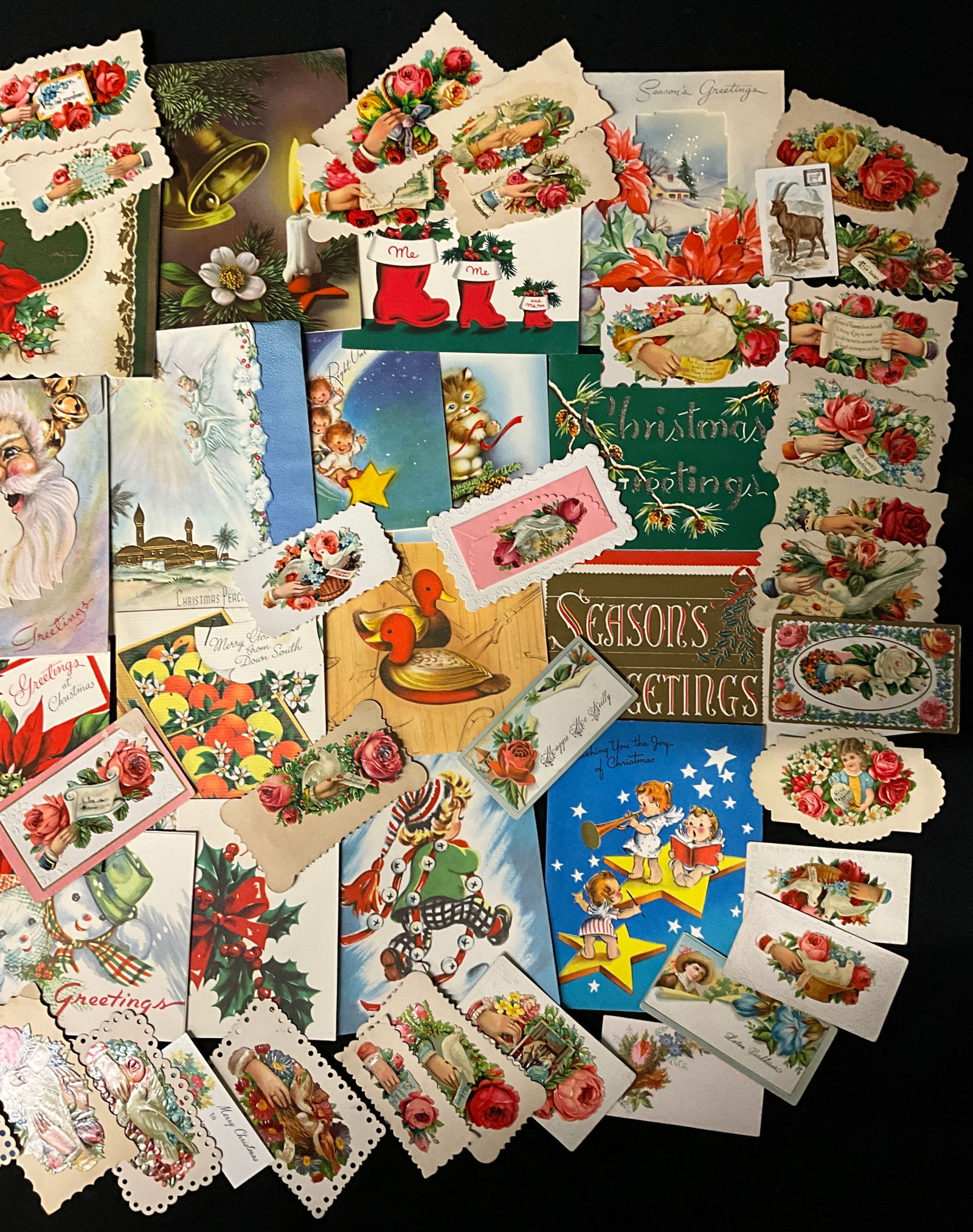 Vintage Christmas Ephemera and Greeting Card Collection, c. 1880s-1960s - 2