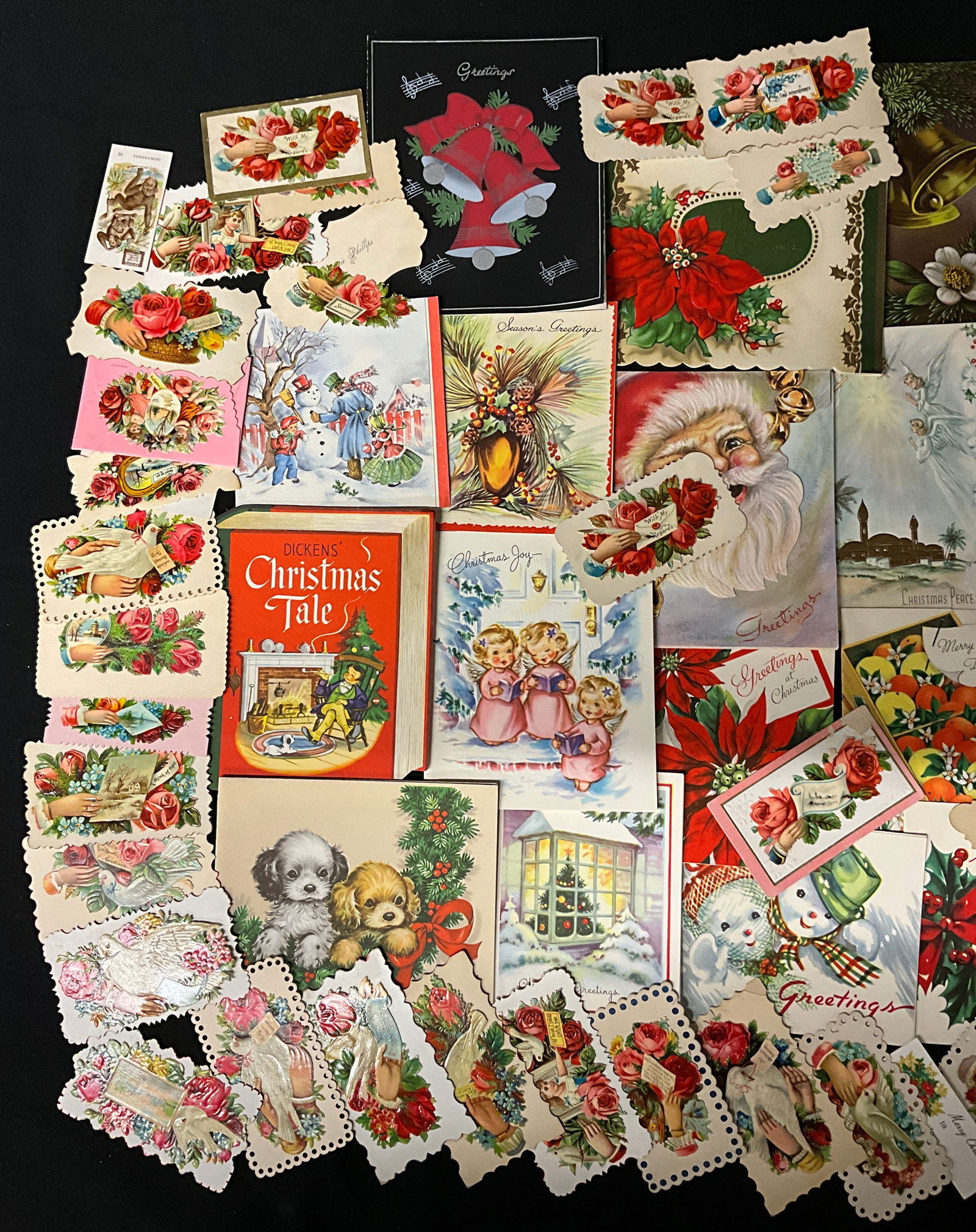Vintage Christmas Ephemera and Greeting Card Collection, c. 1880s-1960s - 3