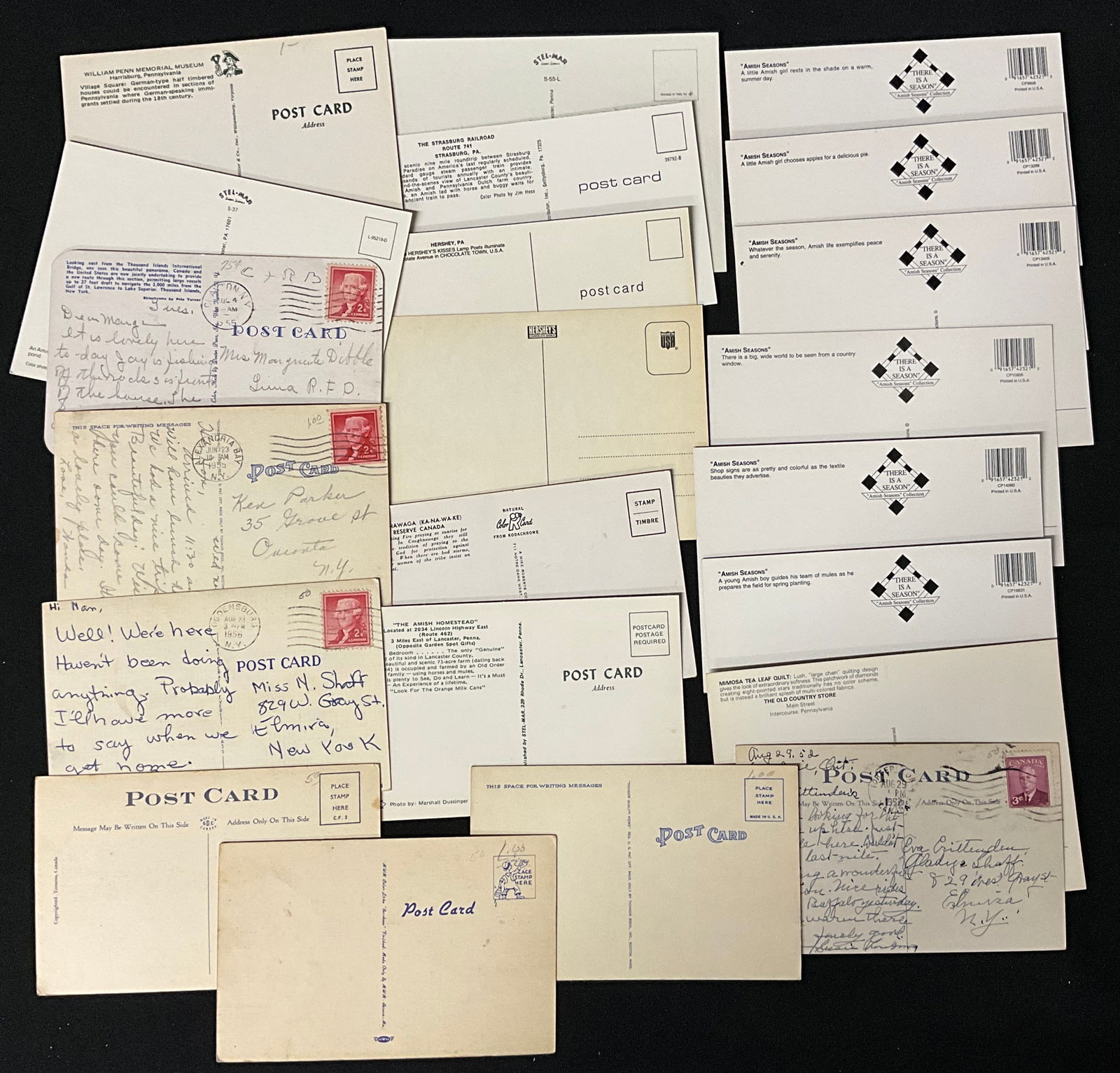 Lancaster County and Regional Travel Postcard Collection, 1950s-Modern - 4