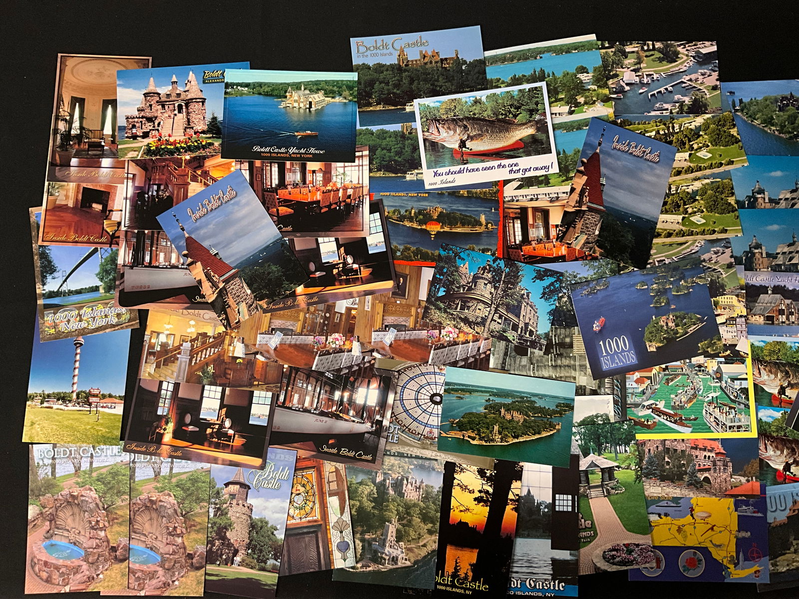 Thousand Islands and Boldt Castle Postcard Collection, Circa 1960s-1990s - 3