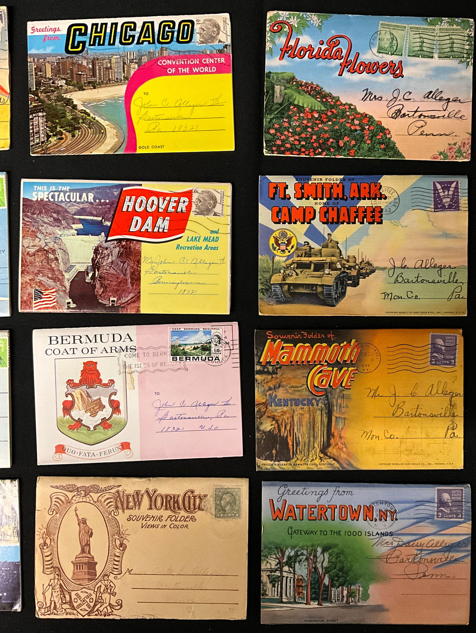 Vintage North American Travel Souvenir Folders and Postcards, 1920s-1970s - 2