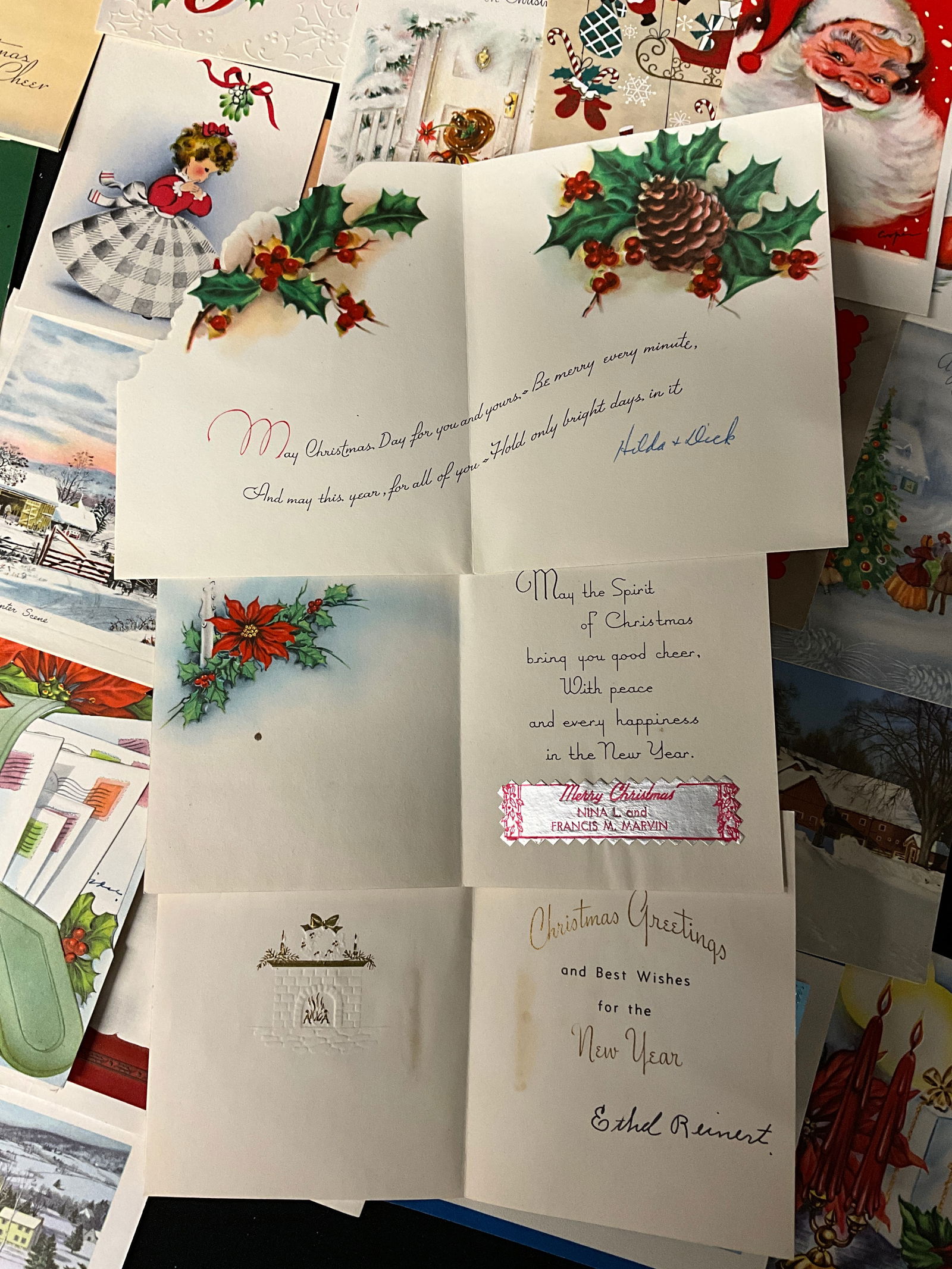 Mid-Century Holiday Imagery, Greeting Cards, 1940s-1960s - 5