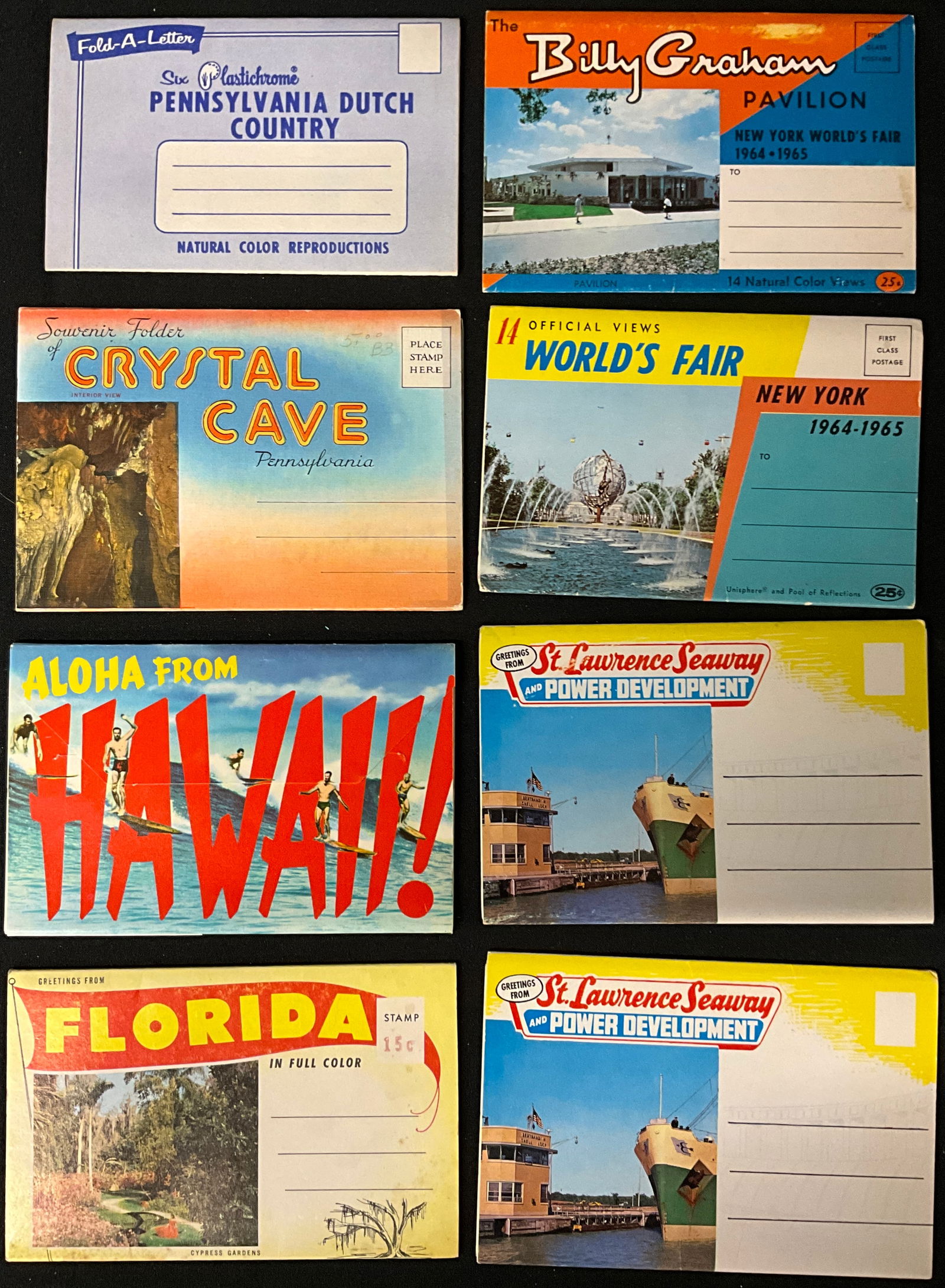 Mid-Century American Travel, Souvenir Postcard Folders, c. 1955-1970 - 3