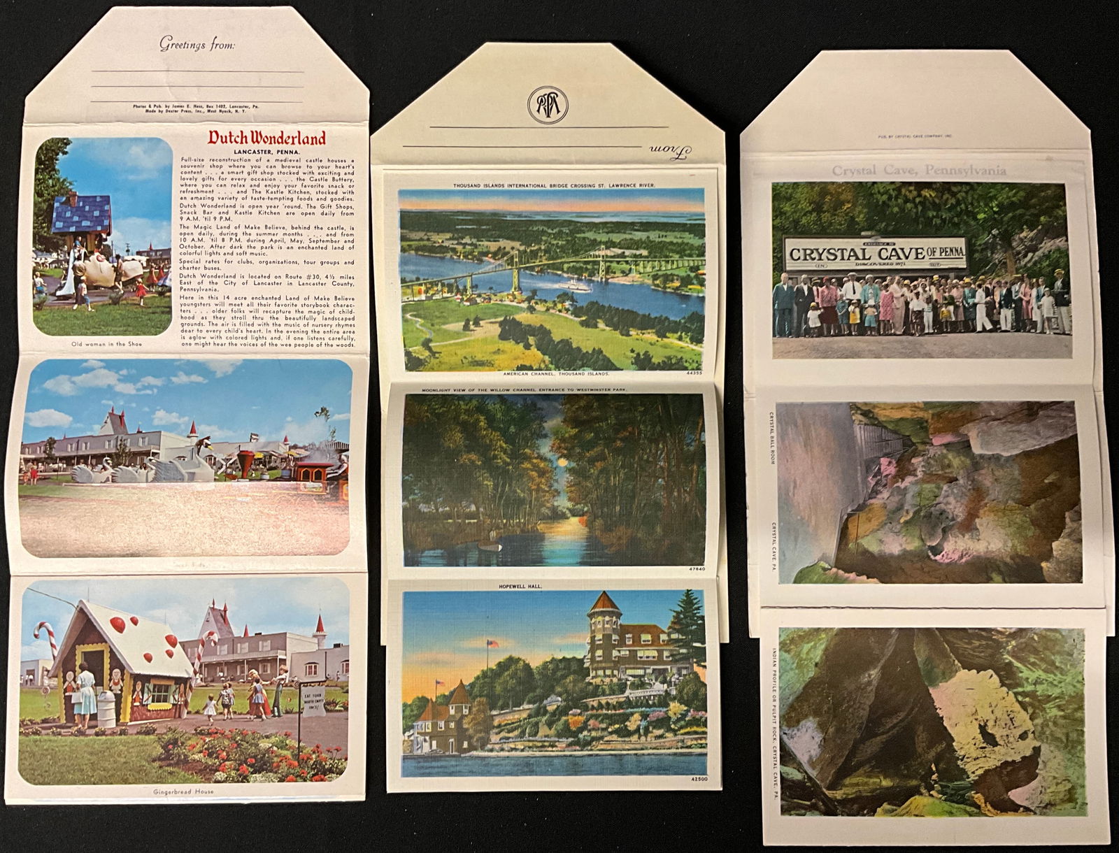 Mid-Century American Travel, Souvenir Postcard Folders, c. 1955-1970 - 6