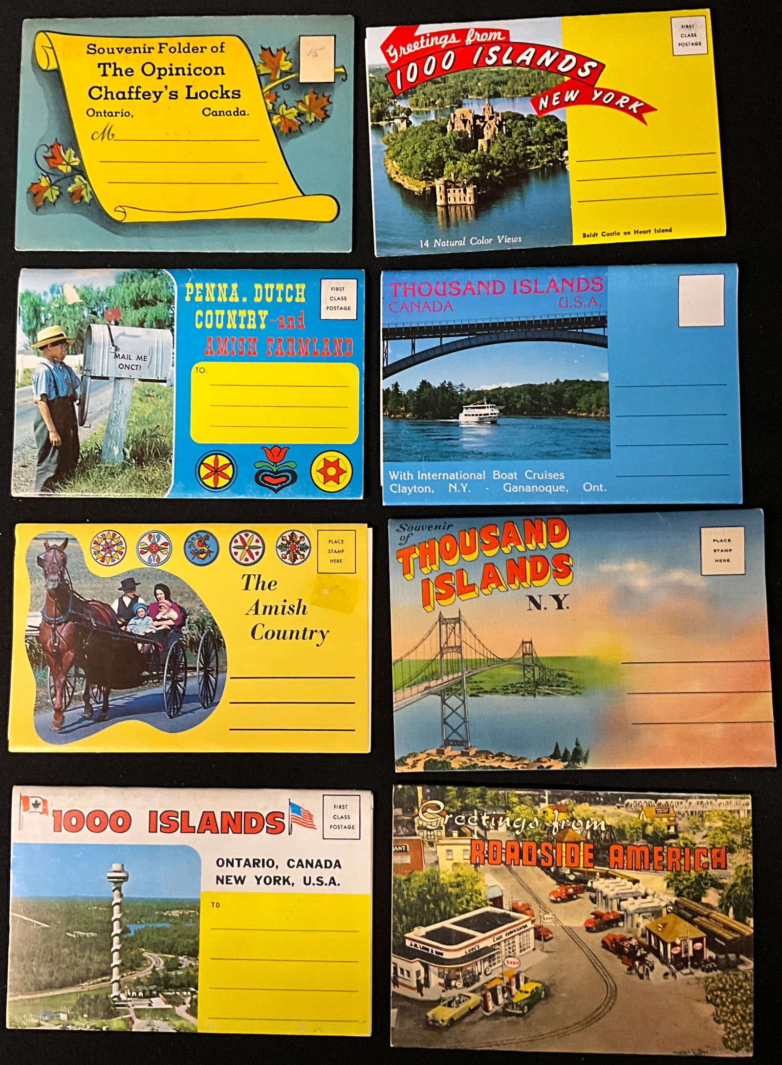 Thousand Islands and North American Travel Souvenir Folders, Lot of 16, Circa 1940s-1960s - 2
