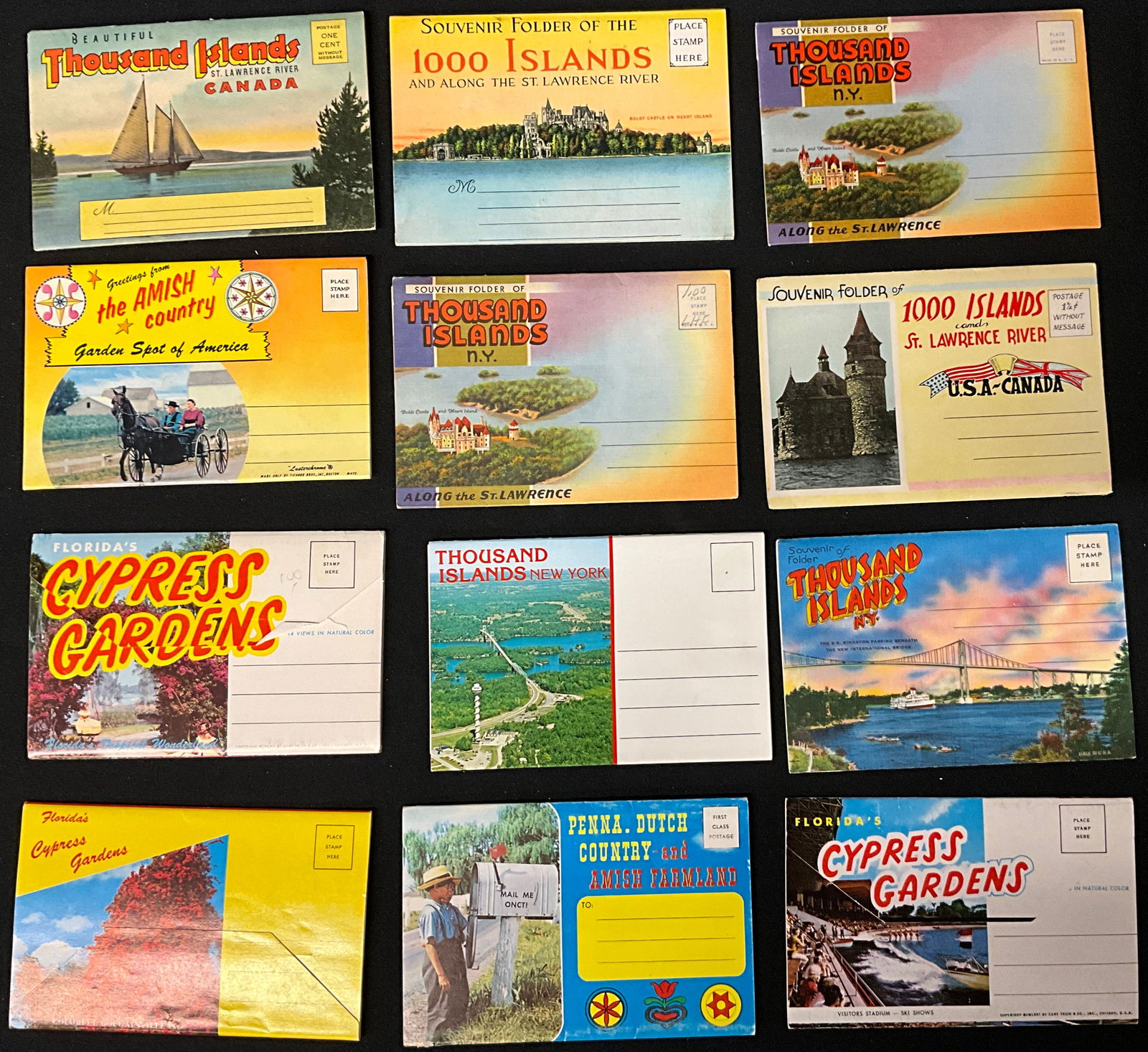 Thousand Islands and North American Travel Souvenir Folders, Lot of 16, Circa 1940s-1960s - 3