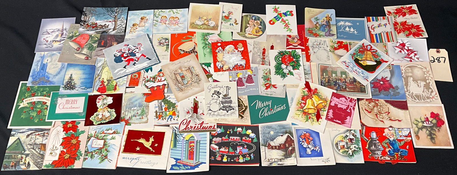 Large Collection of Vintage Mid-Century Christmas Greeting Cards, Circa 1940s�1960s (1 of 4)