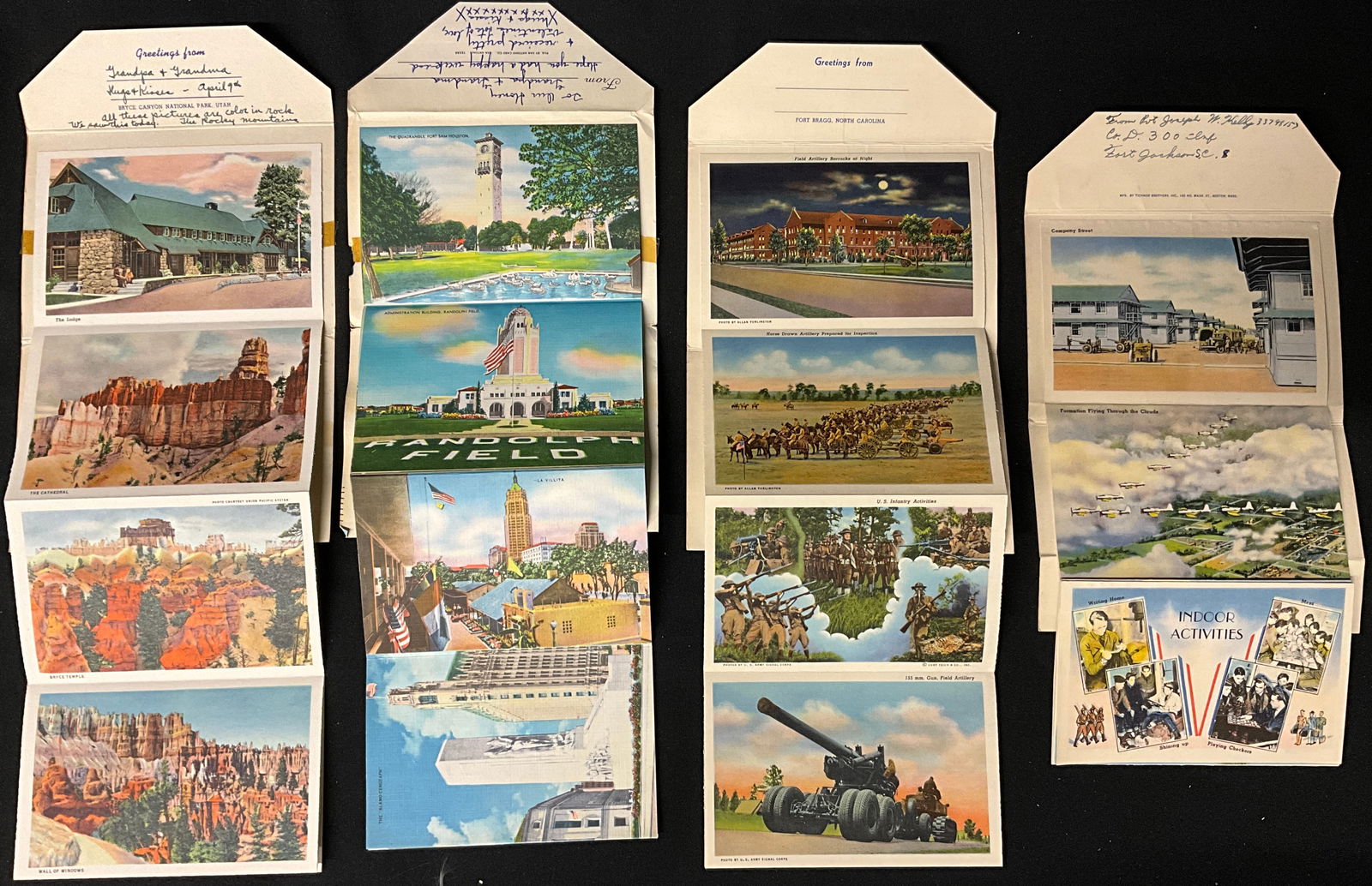North American Travel and Military Souvenir Postcard Folders - 5