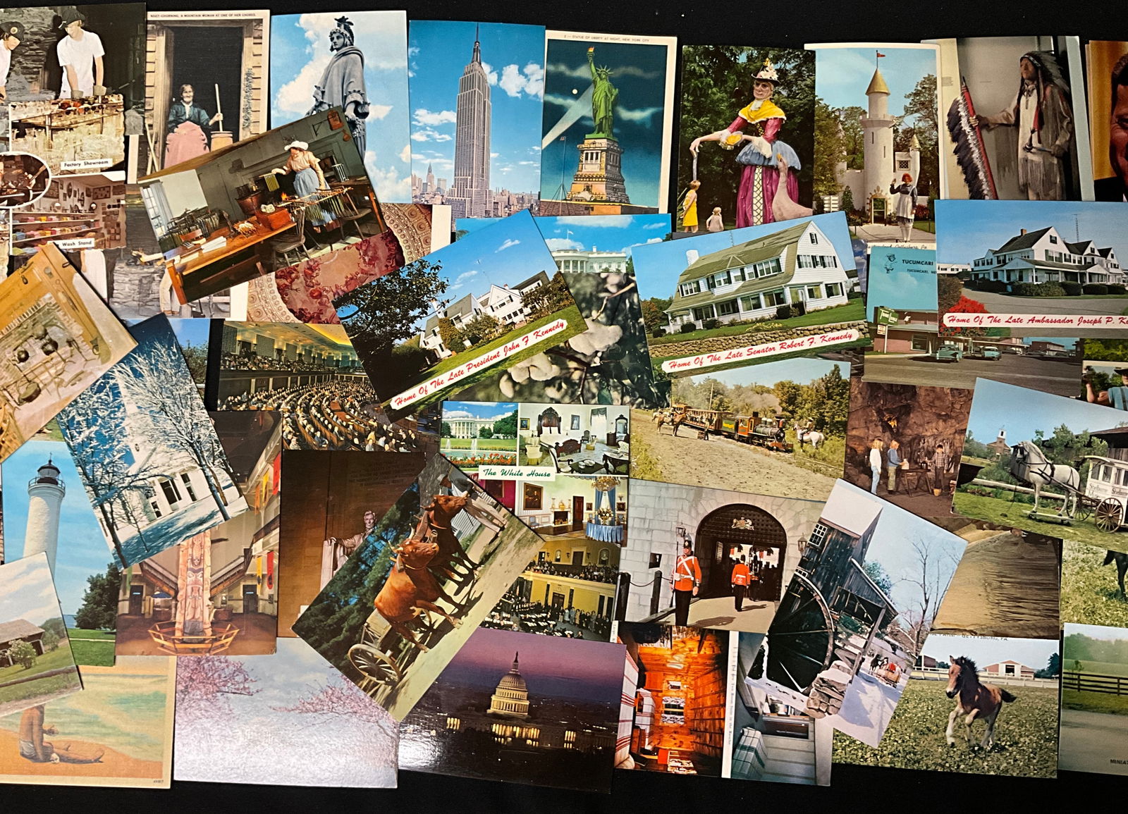 Kennedy Family and Americana Vintage Postcard Collection, c. 1950s-1970s - 3