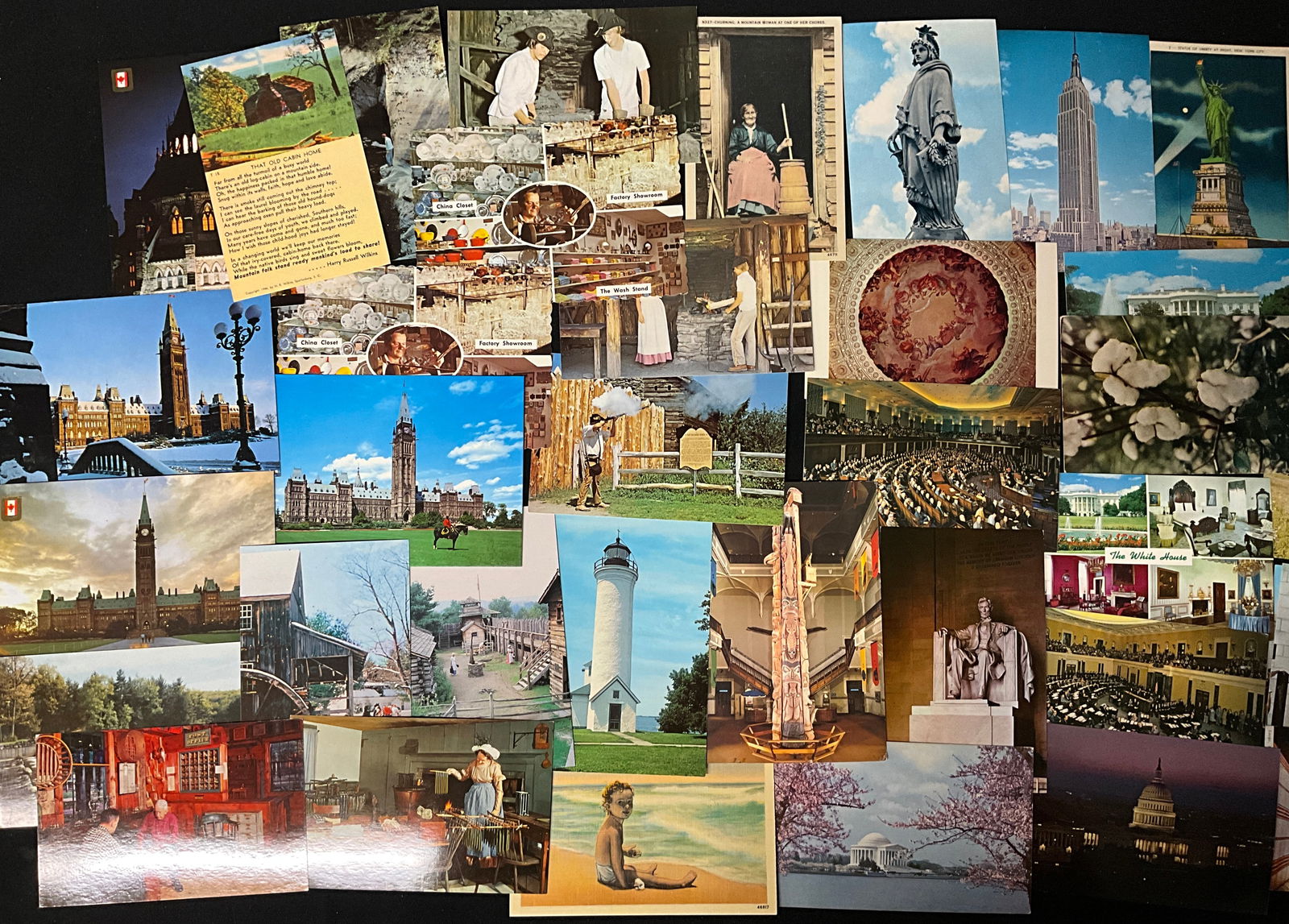 Kennedy Family and Americana Vintage Postcard Collection, c. 1950s-1970s - 5