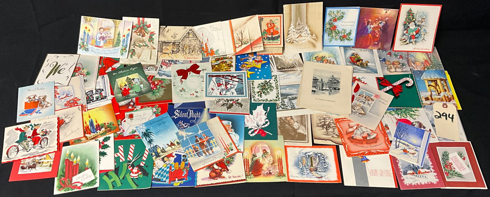 Vintage Mid-Century Christmas, Greeting Cards and Ephemera Lot, 1940s-1960s (1 of 6)