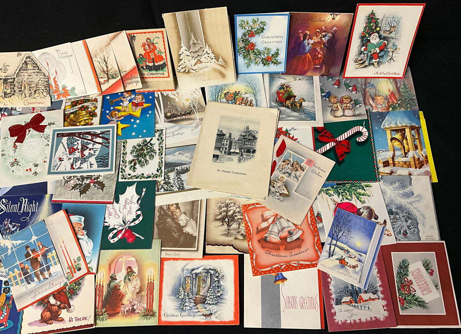 Vintage Mid-Century Christmas, Greeting Cards and Ephemera Lot, 1940s-1960s - 2