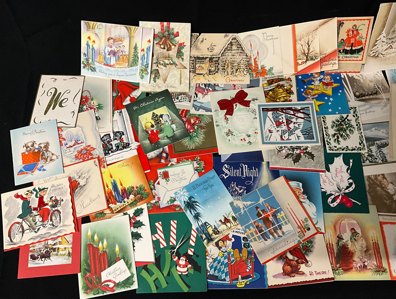 Vintage Mid-Century Christmas, Greeting Cards and Ephemera Lot, 1940s-1960s - 3