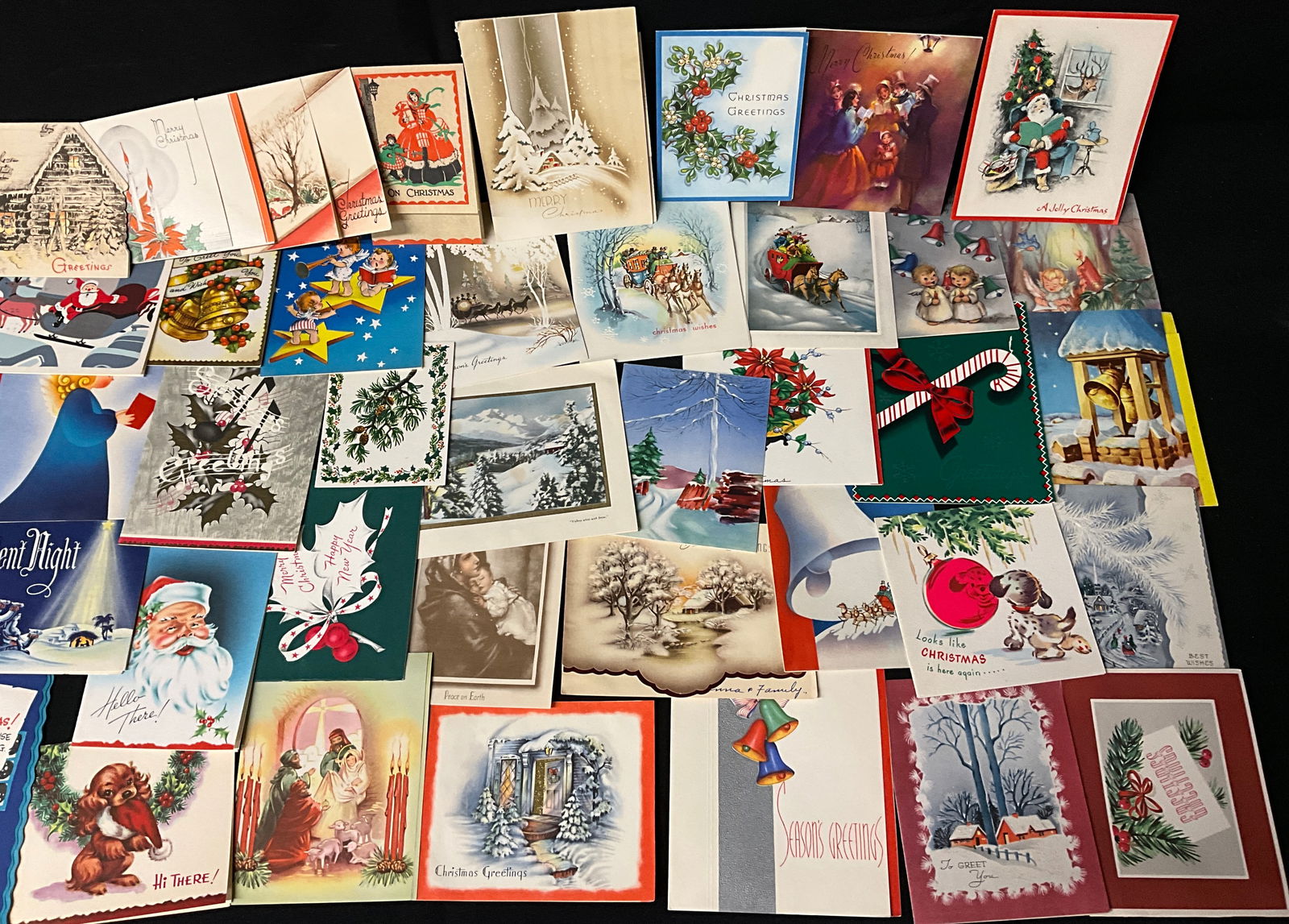 Vintage Mid-Century Christmas, Greeting Cards and Ephemera Lot, 1940s-1960s - 4
