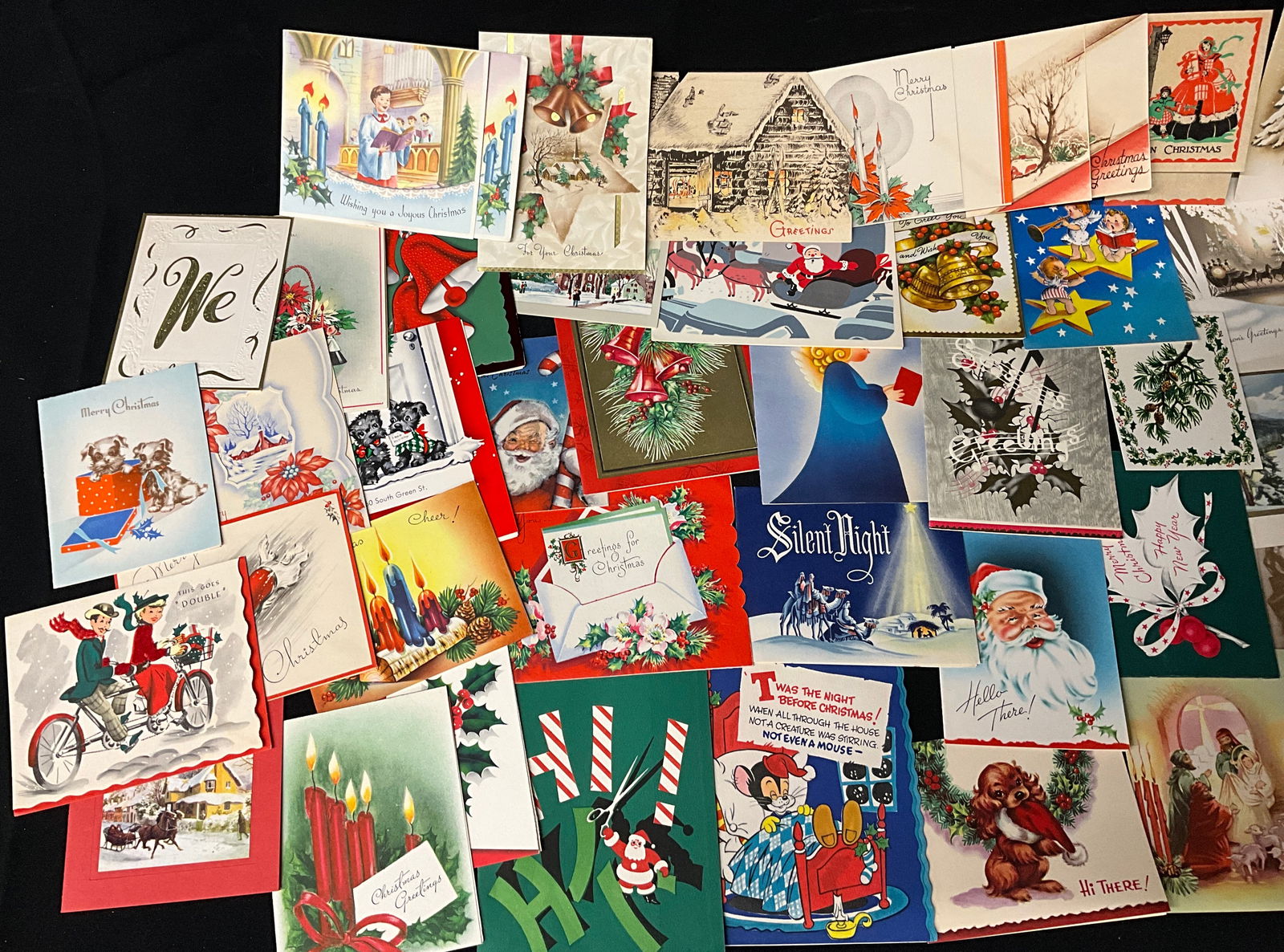 Vintage Mid-Century Christmas, Greeting Cards and Ephemera Lot, 1940s-1960s - 5