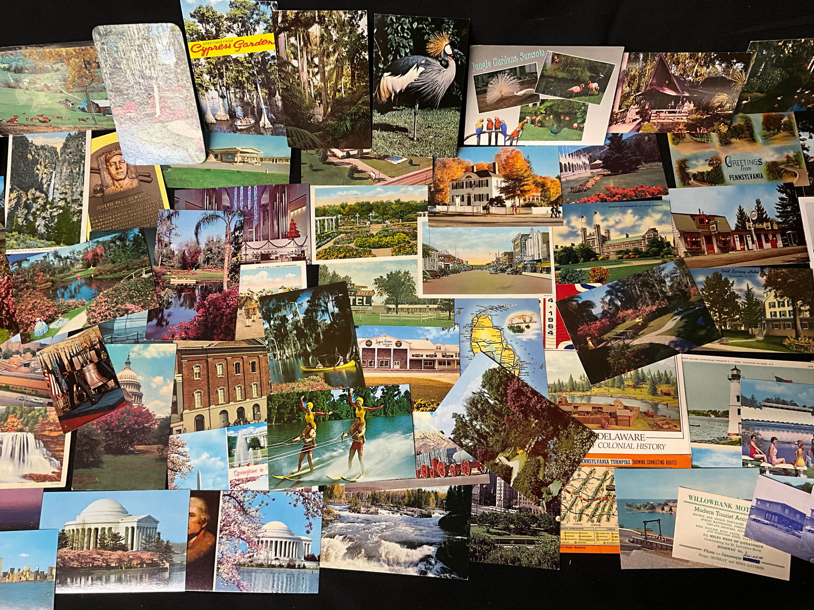 Vintage American Travel Postcard Collection, Linen and Chrome Eras, 1940s-1980s - 3