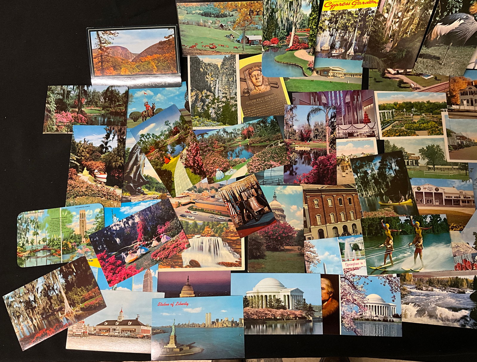 Vintage American Travel Postcard Collection, Linen and Chrome Eras, 1940s-1980s - 4