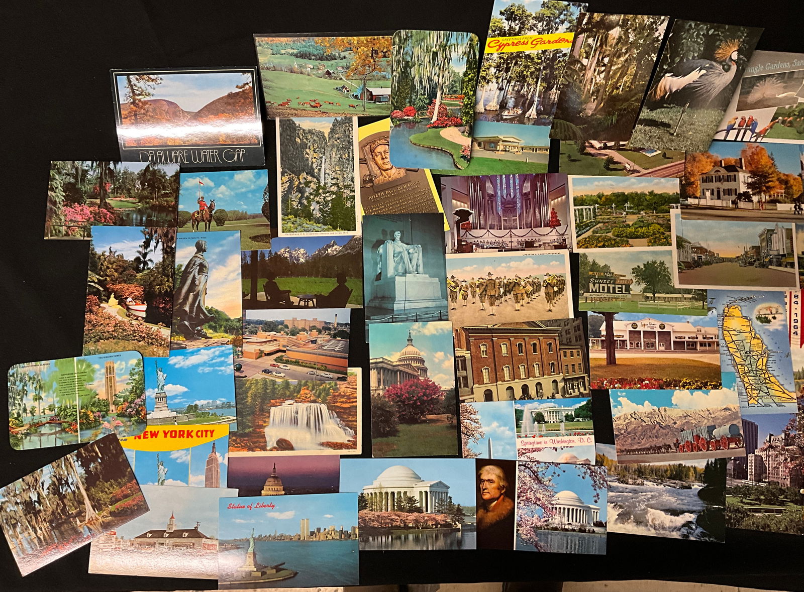 Vintage American Travel Postcard Collection, Linen and Chrome Eras, 1940s-1980s - 7