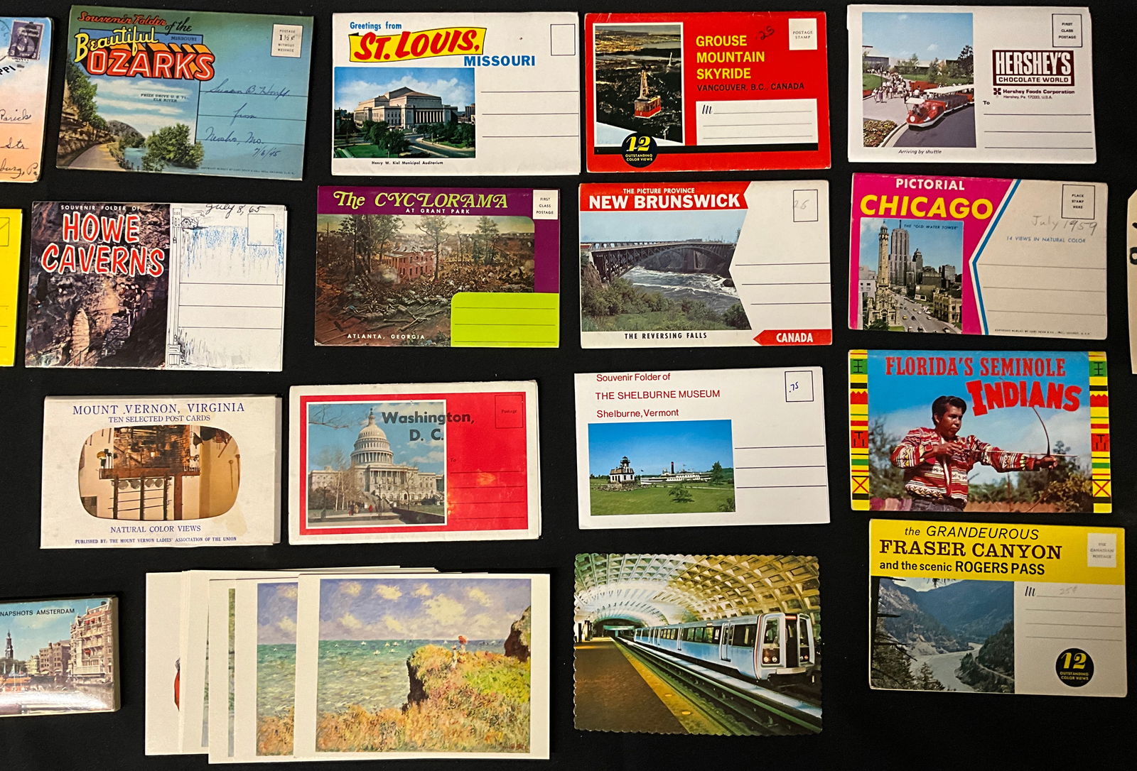 Vintage Travel Ephemera and Postcard Collection, c. 1940s-1980s - 2