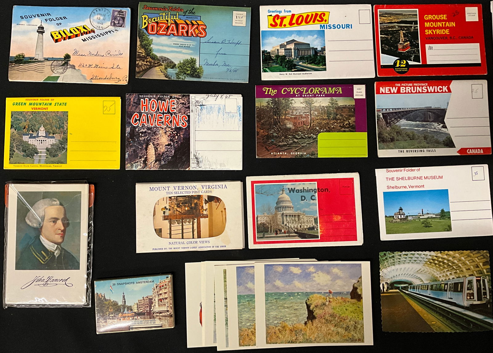 Vintage Travel Ephemera and Postcard Collection, c. 1940s-1980s - 3