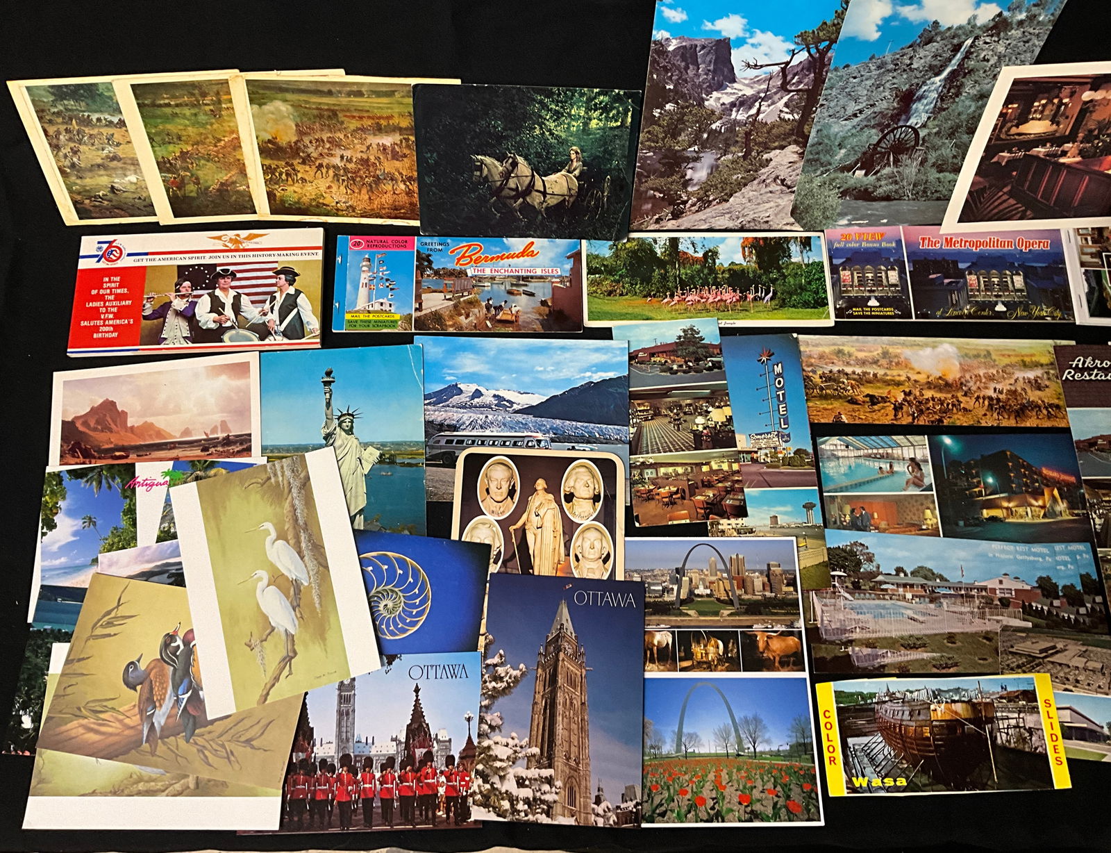 Mid-Century Travel and Roadside Americana Ephemera Lot, 40+ Pieces, 1960s-1970s - 3