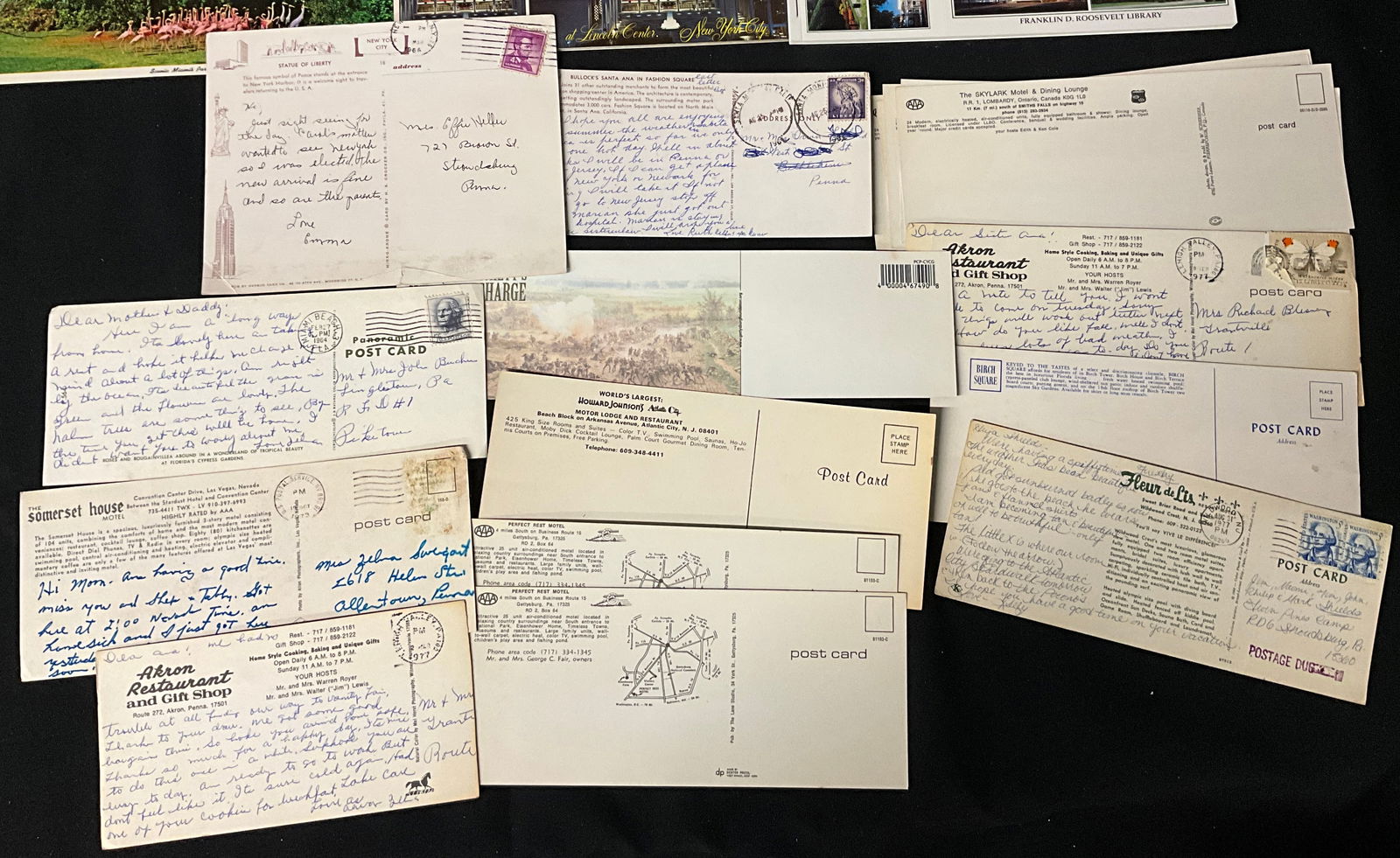 Mid-Century Travel and Roadside Americana Ephemera Lot, 40+ Pieces, 1960s-1970s - 4