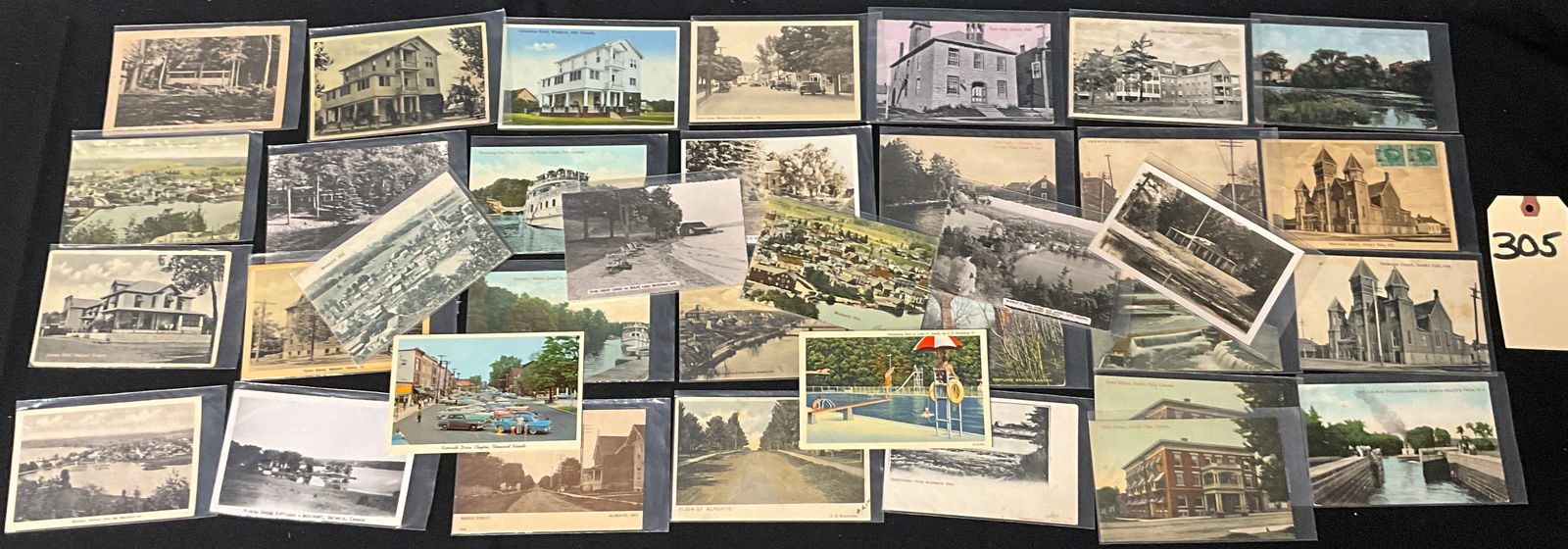 Eastern Ontario and Thousand Islands Regional Postcards, Collection of 30, c. 1905-1955 (1 of 9)