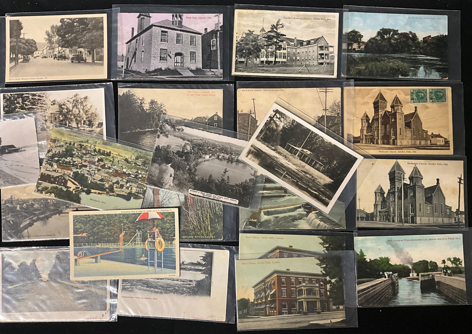 Eastern Ontario and Thousand Islands Regional Postcards, Collection of 30, c. 1905-1955 - 2