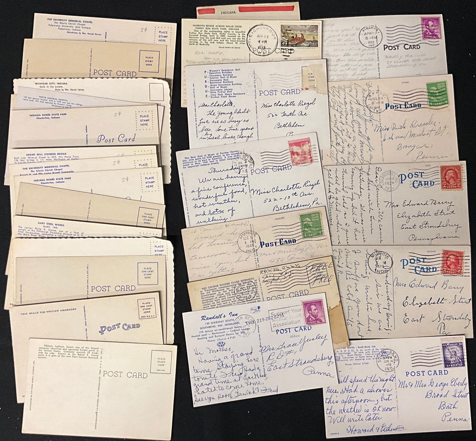 Multi-State Topographical Postcard Collection, 1928-1974 - 12