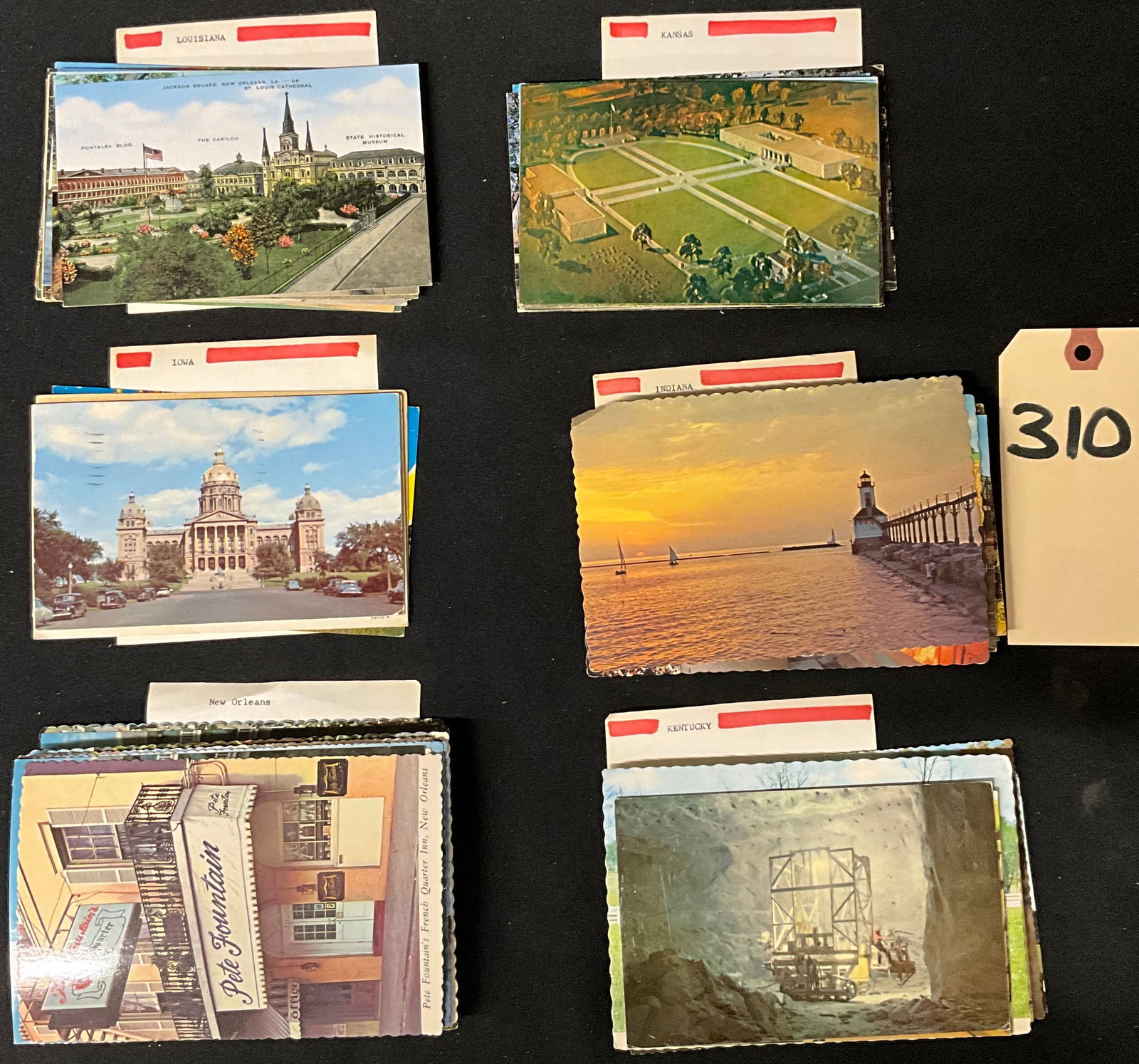 Multi-State Topographical Postcard Collection, 1928-1974 (1 of 14)