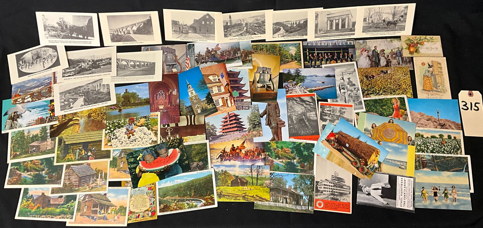 Pennsylvania History and American Ephemera, Vintage Postcard Collection, 1900s-1970s (1 of 4)