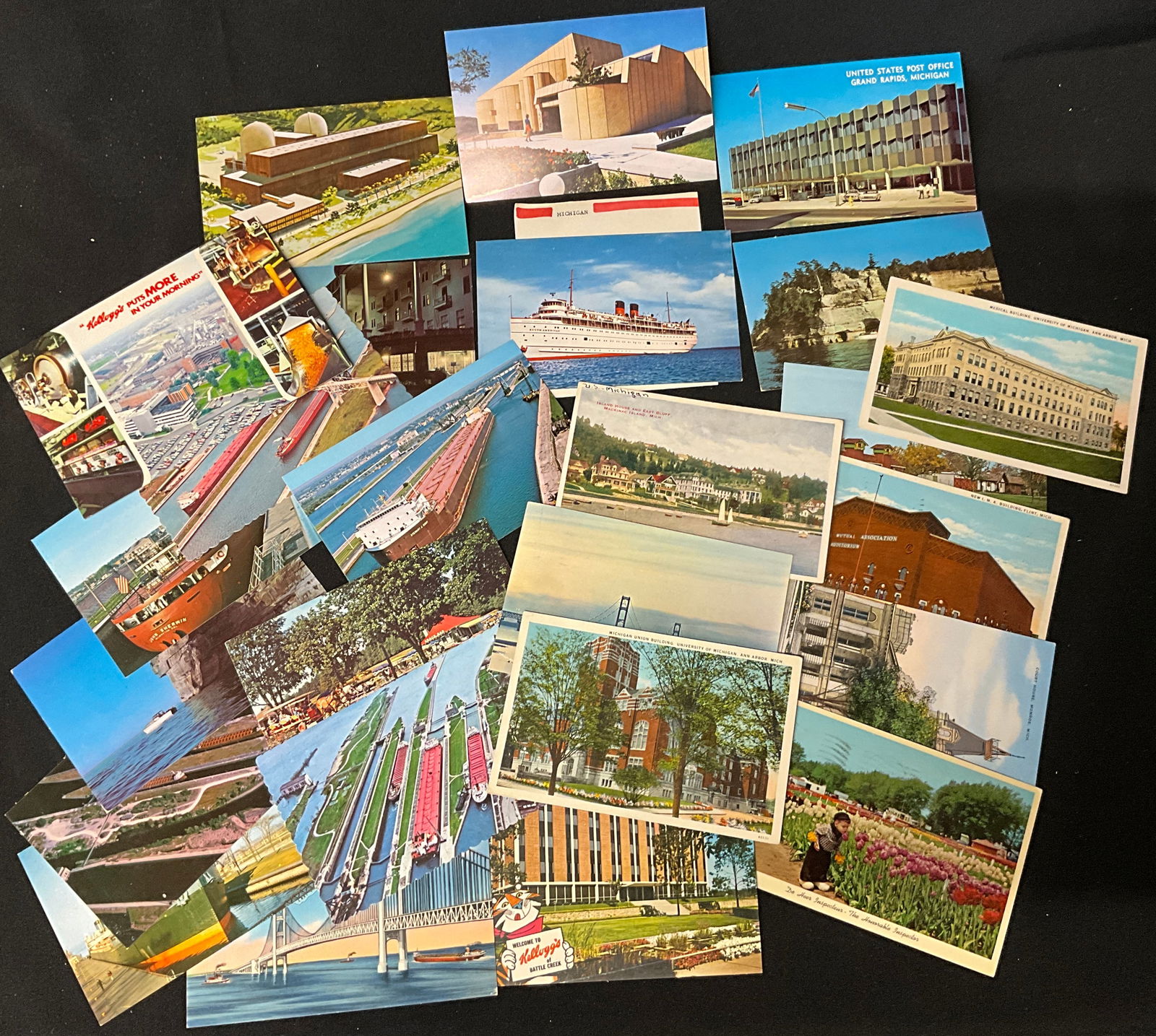 Massachusetts and Michigan Vintage Postcard Collection, 1929-1972 - 13