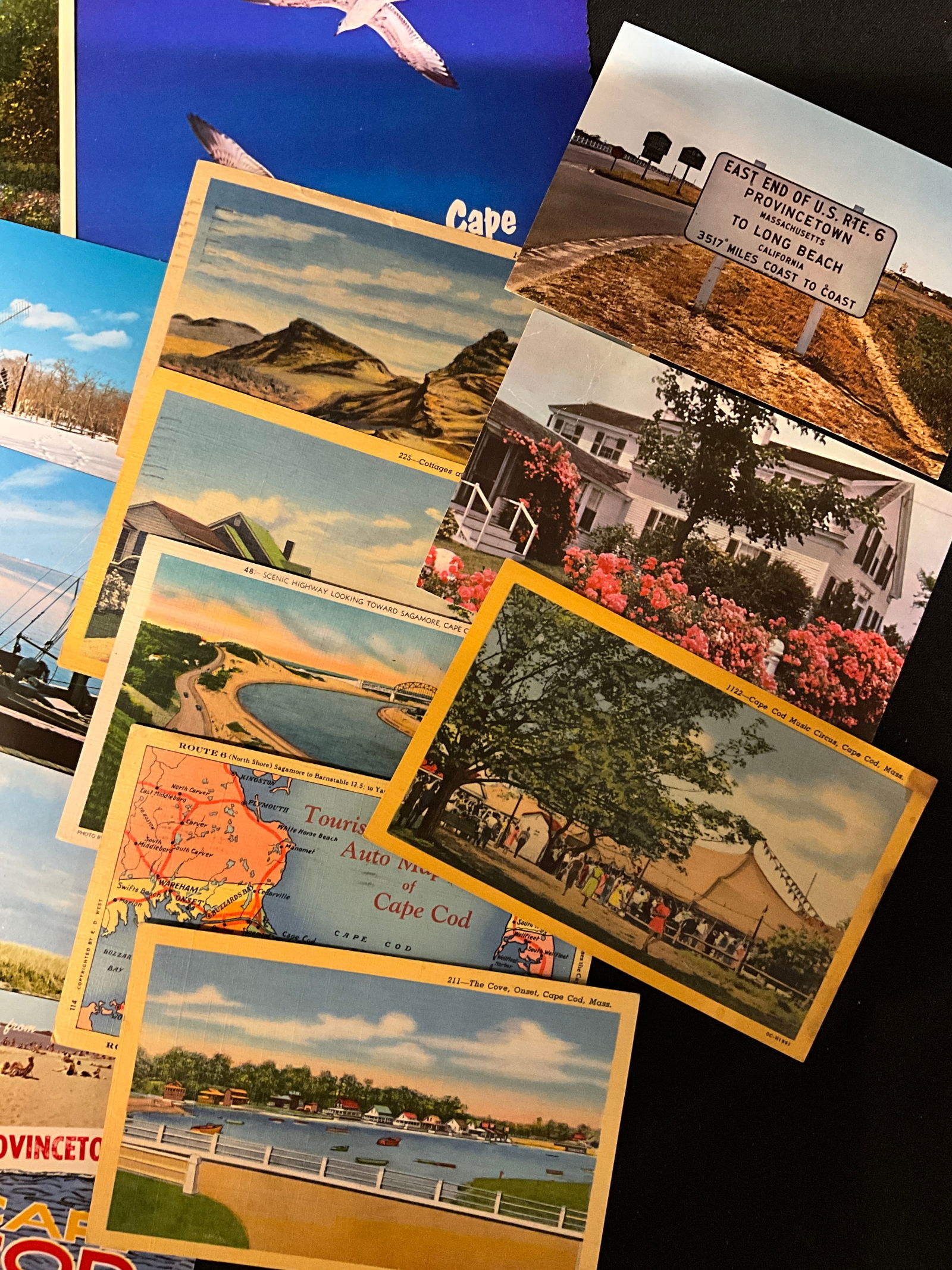 Massachusetts and Michigan Vintage Postcard Collection, 1929-1972 - 5