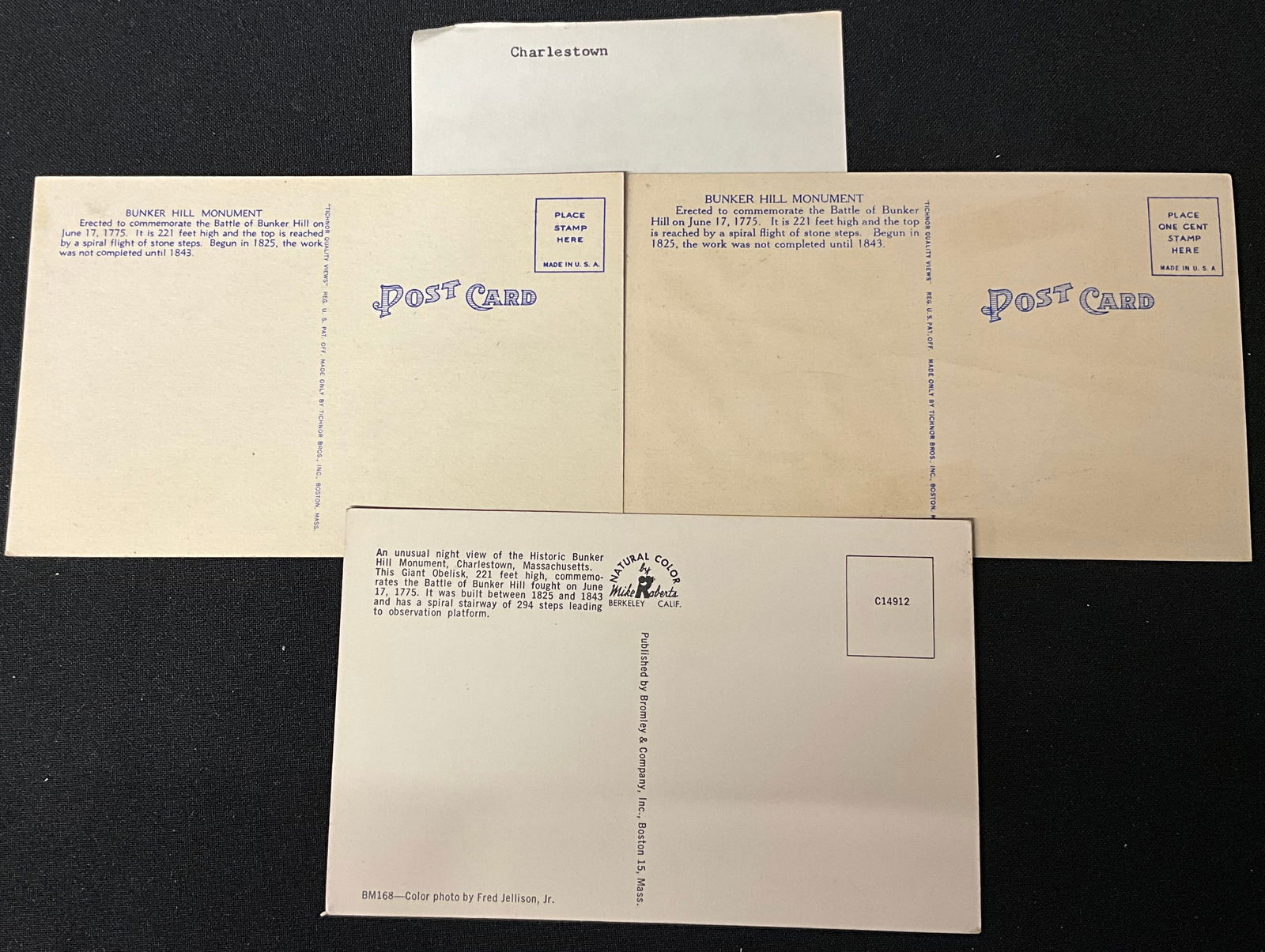 Massachusetts and Michigan Vintage Postcard Collection, 1929-1972 - 8