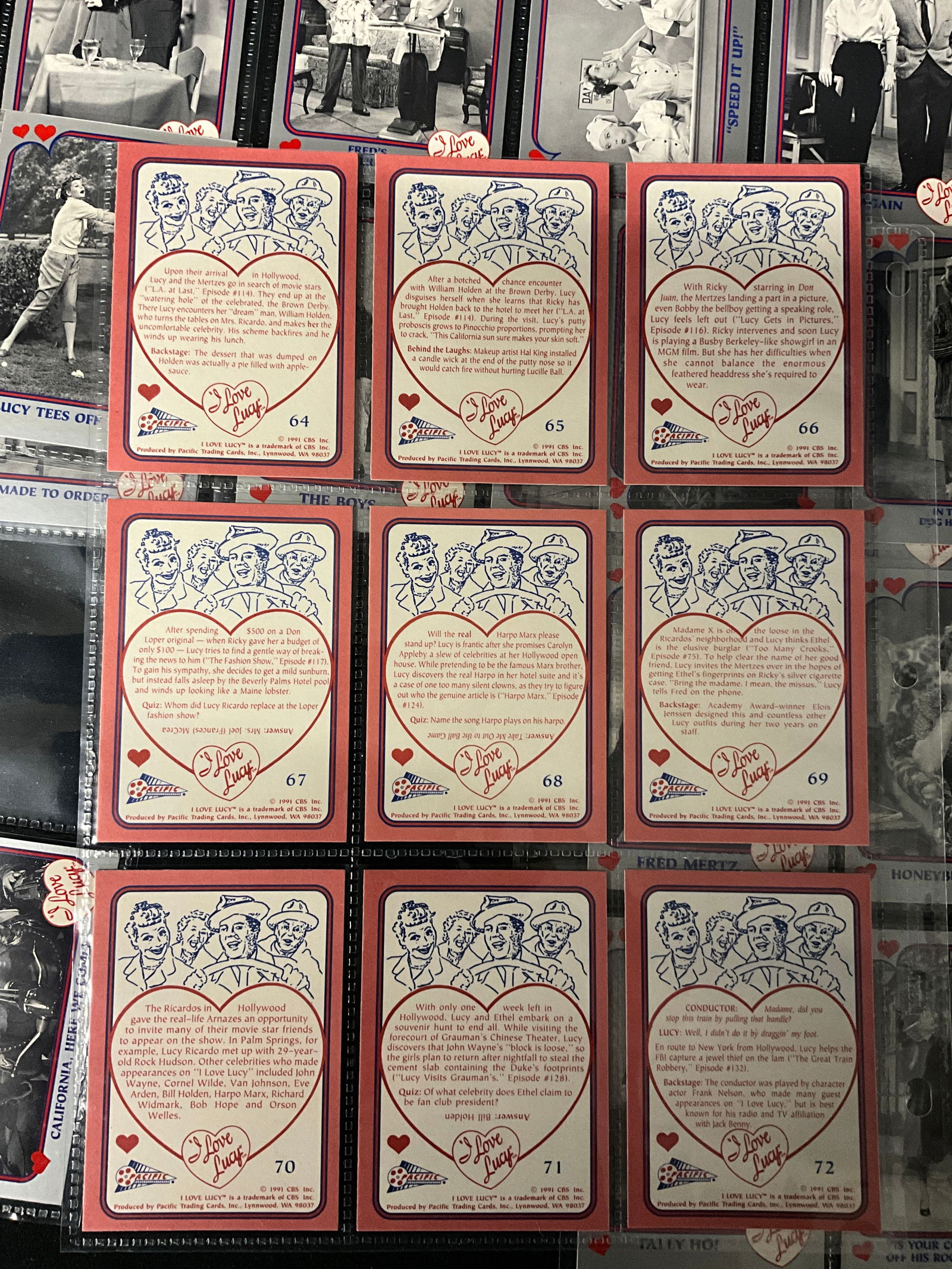 I Love Lucy, Trading cards, 1991 - 4