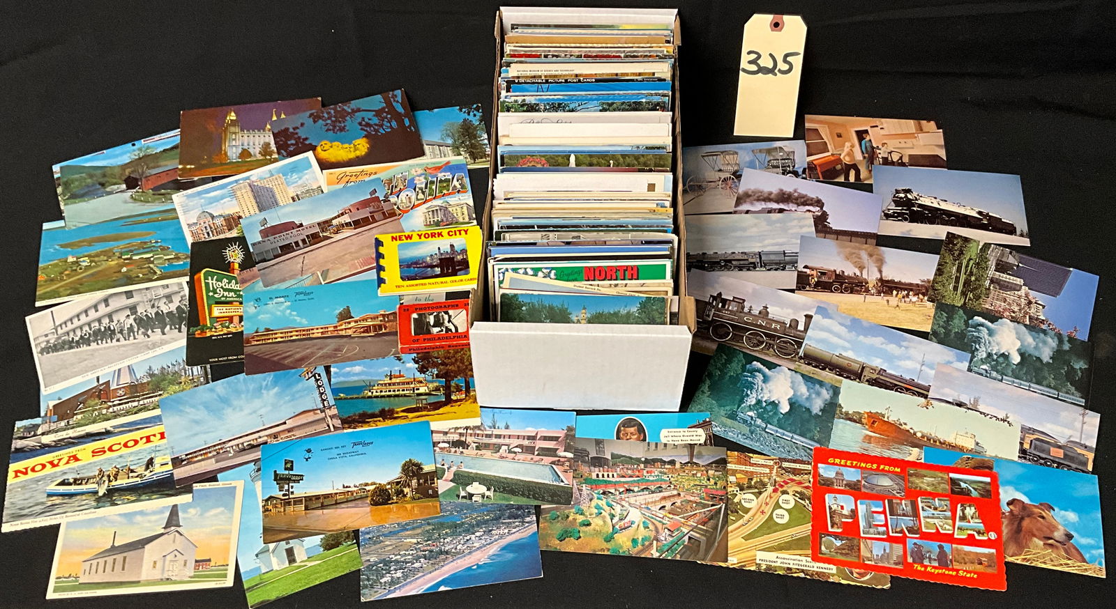 Large Collection of Vintage Mid-20th Century Postcards and Ephemera, c. 1950s-1970s (1 of 4)