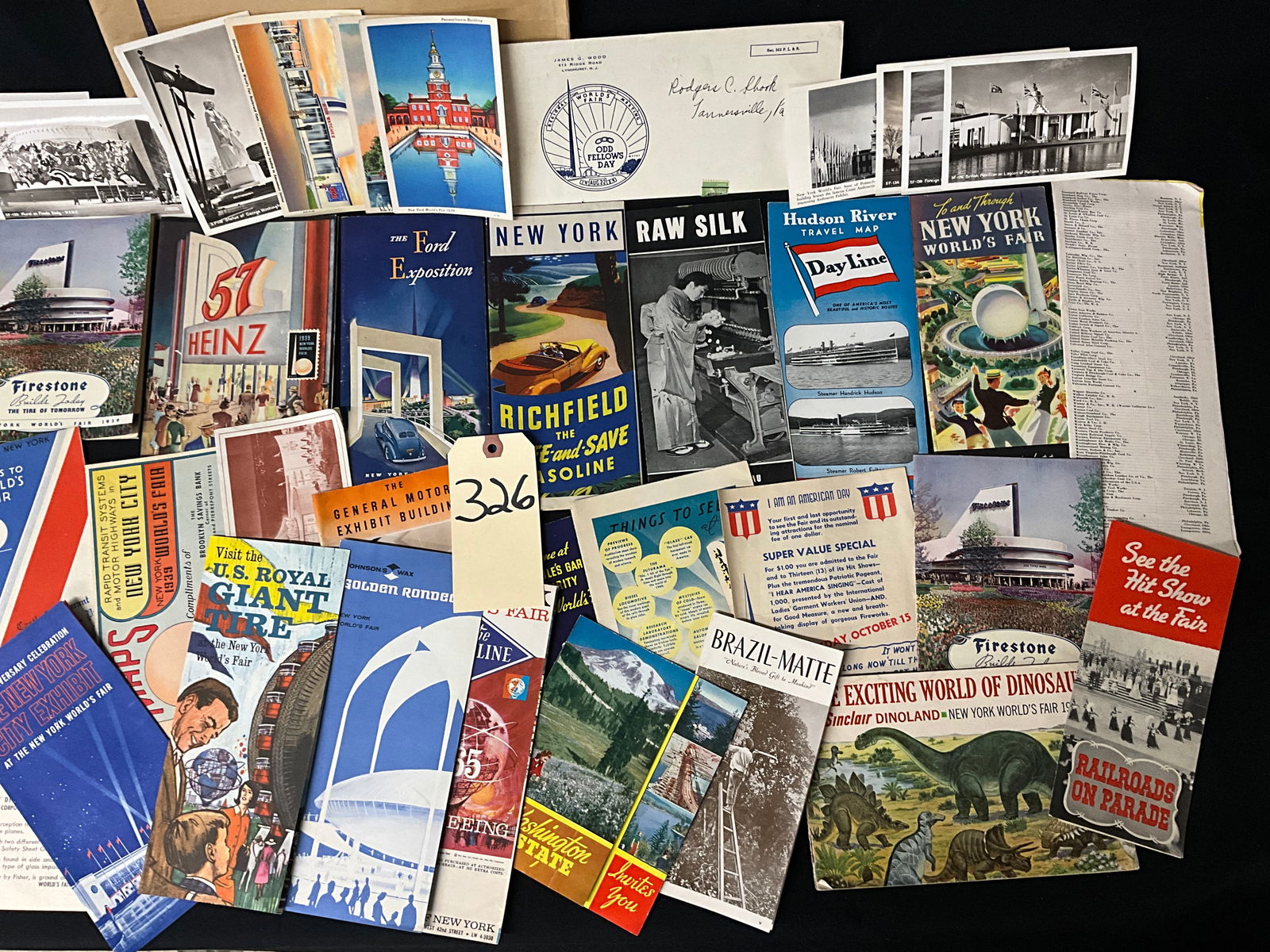 A Collection of 1939 New York World's Fair Vintage Postcards and Paper Ephemera - 2
