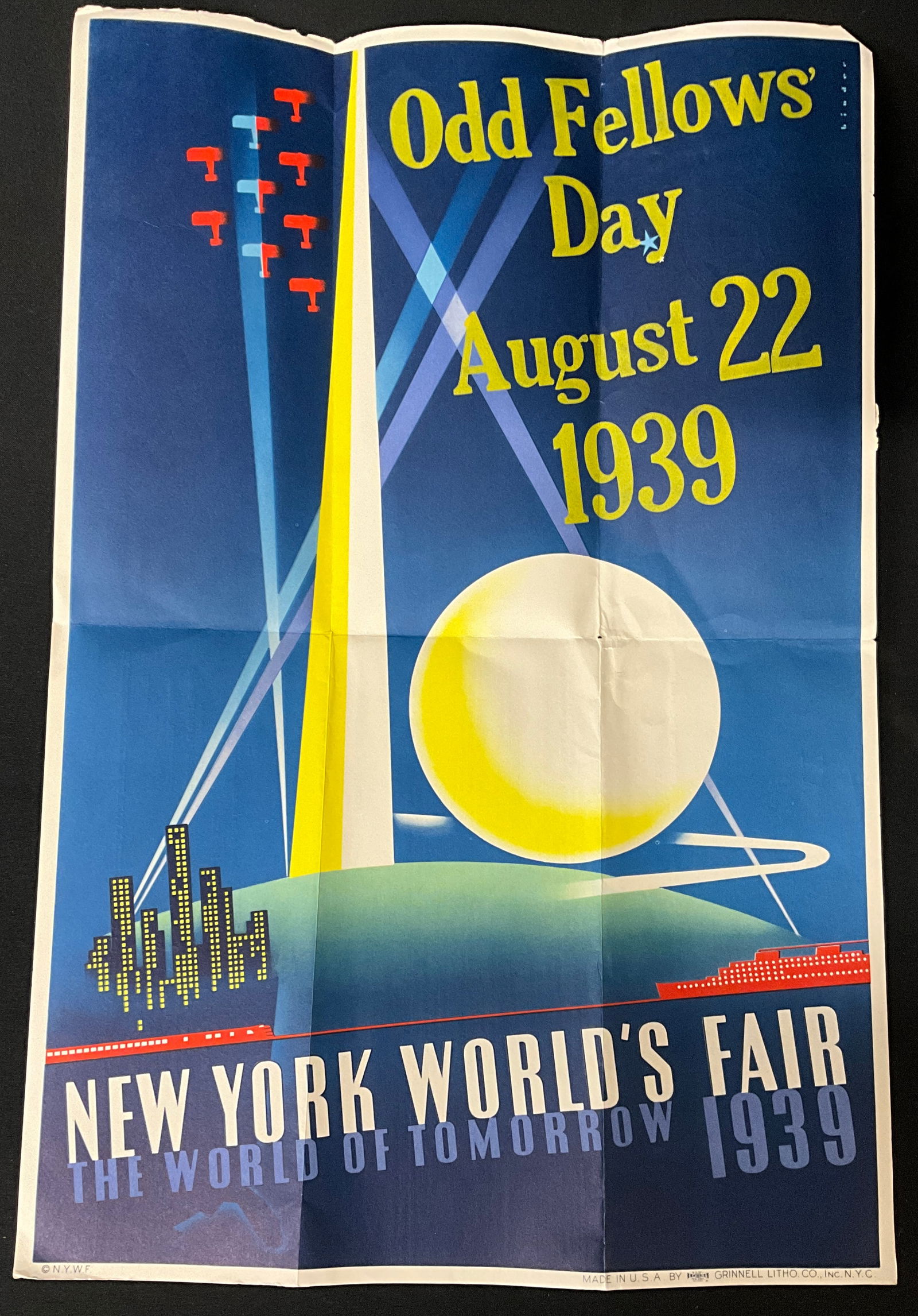 A Collection of 1939 New York World's Fair Vintage Postcards and Paper Ephemera - 5