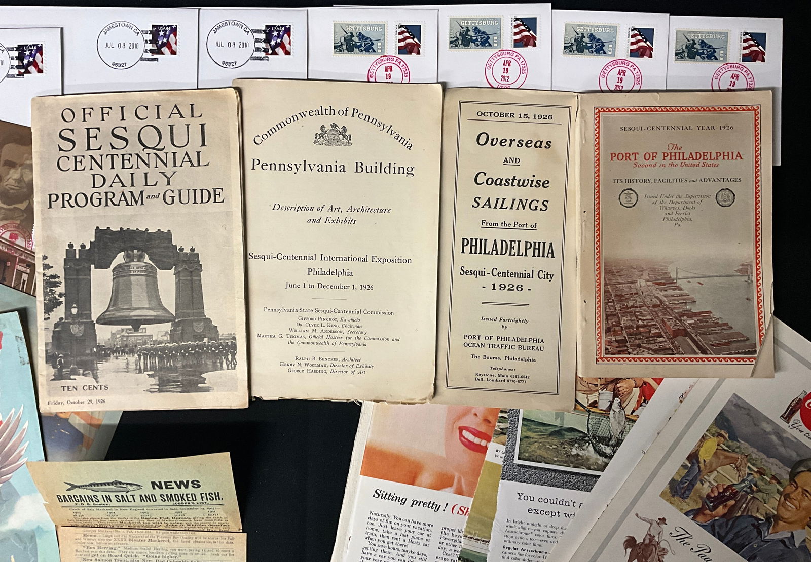 Philadelphia 1926 Sesqui-Centennial Exposition and Americana Ephemera Lot, 1905-2012 - 4