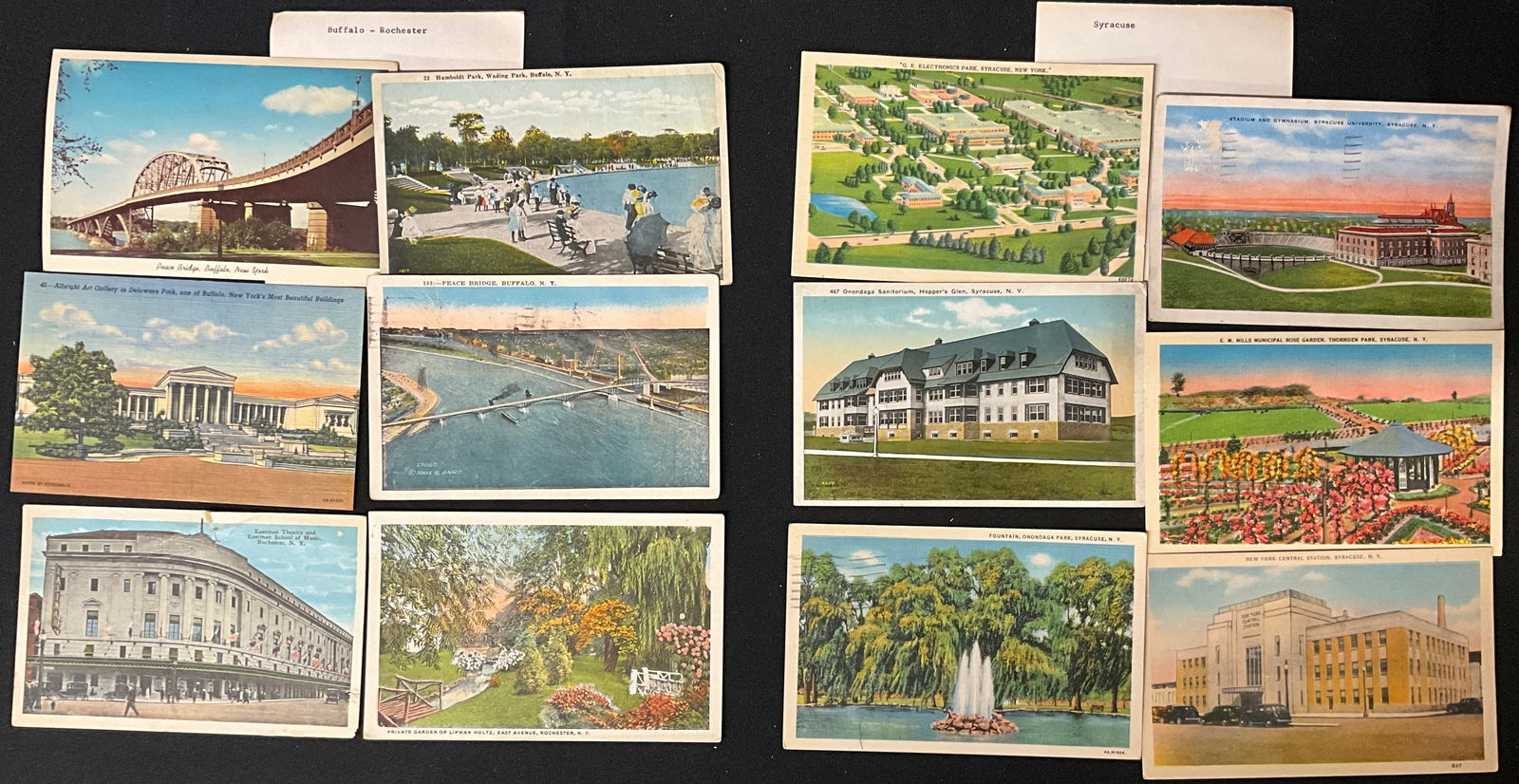 New York and New Mexico Travel, Vintage Postcard Collection, Circa 1930s-1960s - 3