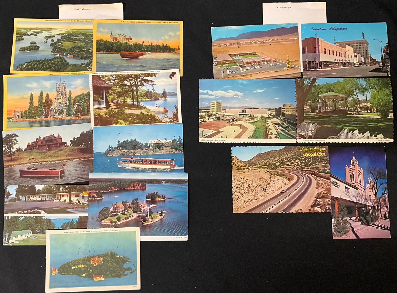 New York and New Mexico Travel, Vintage Postcard Collection, Circa 1930s-1960s - 4