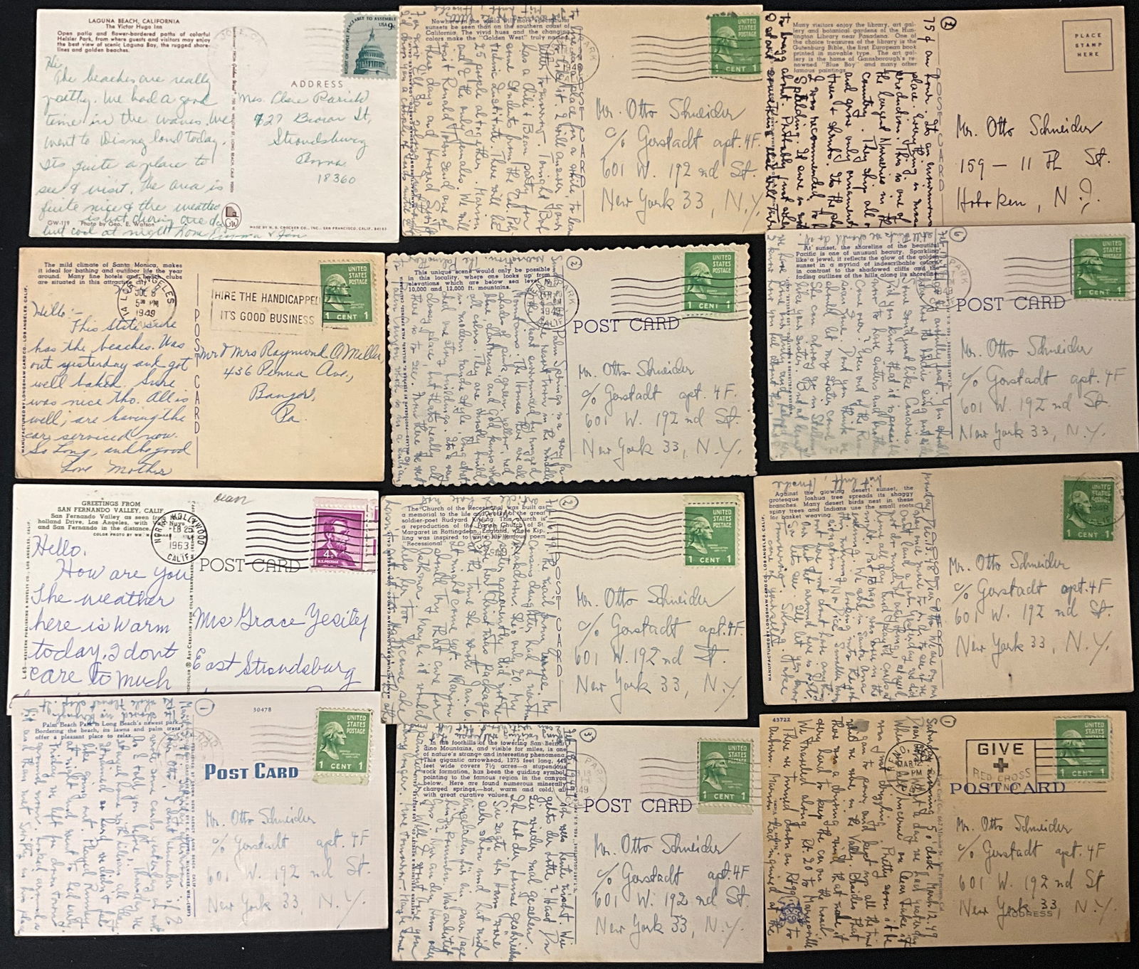California and Western U.S. Vintage Postcard Collection, 1930s-1960s - 4