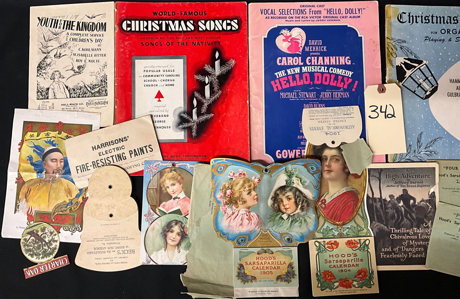 Vintage Advertising, Sheet Music, and Hoods Sarsaparilla Ephemera Collection, 1903-1964 - 3