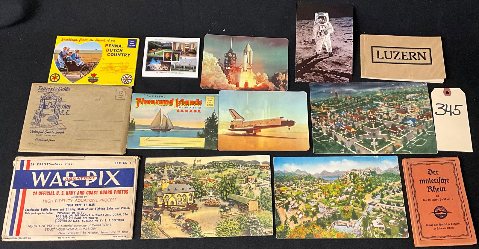 20th-Century Ephemera Collection: WWII War Pix, Space Exploration, and Global Travel Postcards (1 of 7)