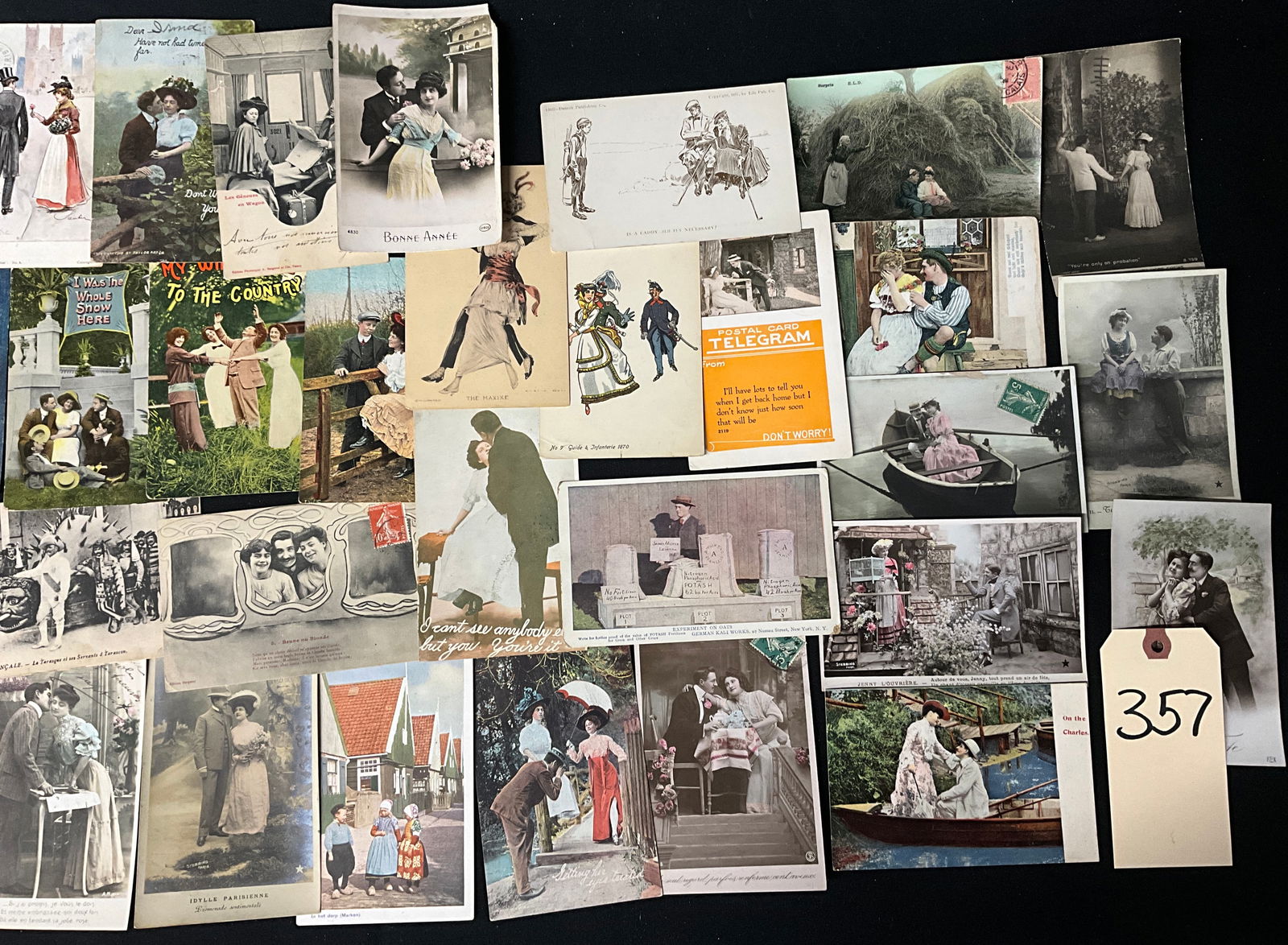 Romantic and Humorous Vintage Postcards - 2