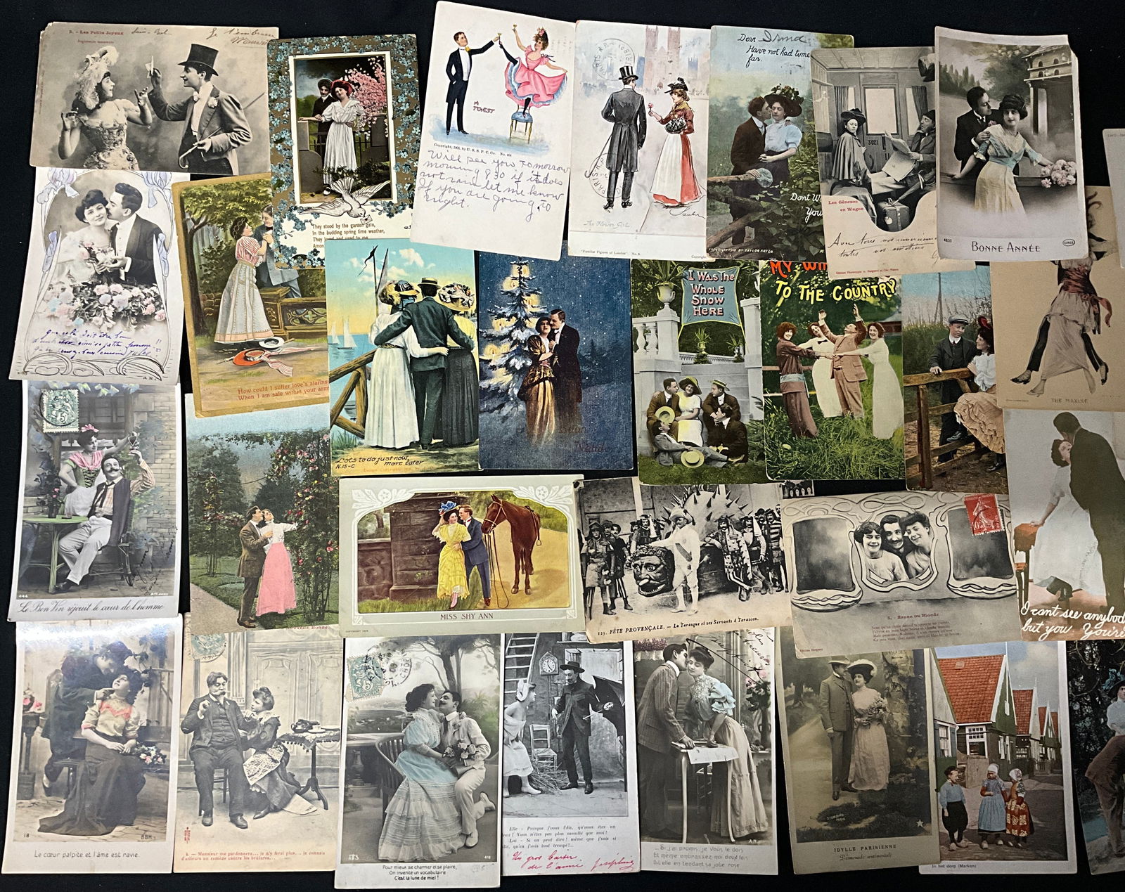 Romantic and Humorous Vintage Postcards - 3