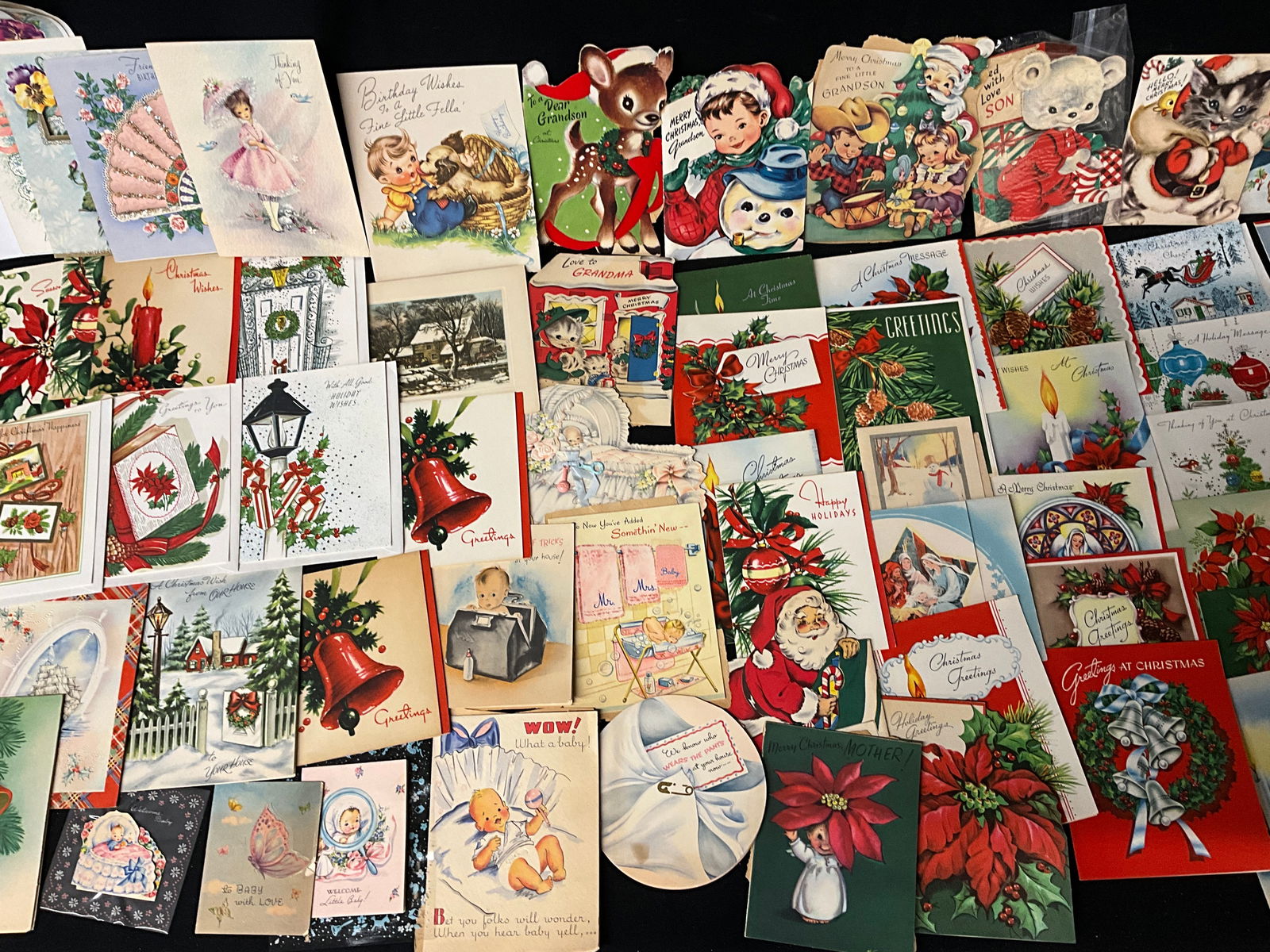 Mid-Century Holiday and Occasion Greeting Card Collection - 3